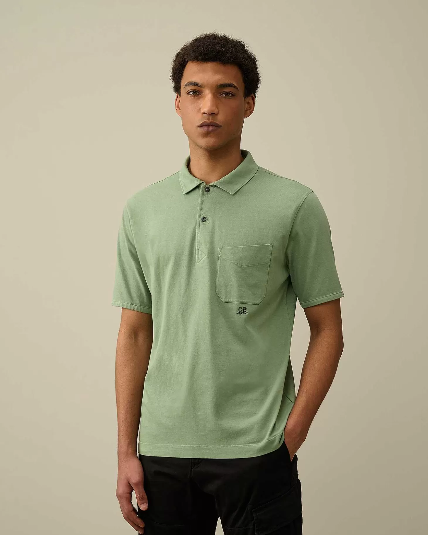 Homme C.P. Company T-Shirts Et Polos^1020 Jersey Pocket Polo Shirt