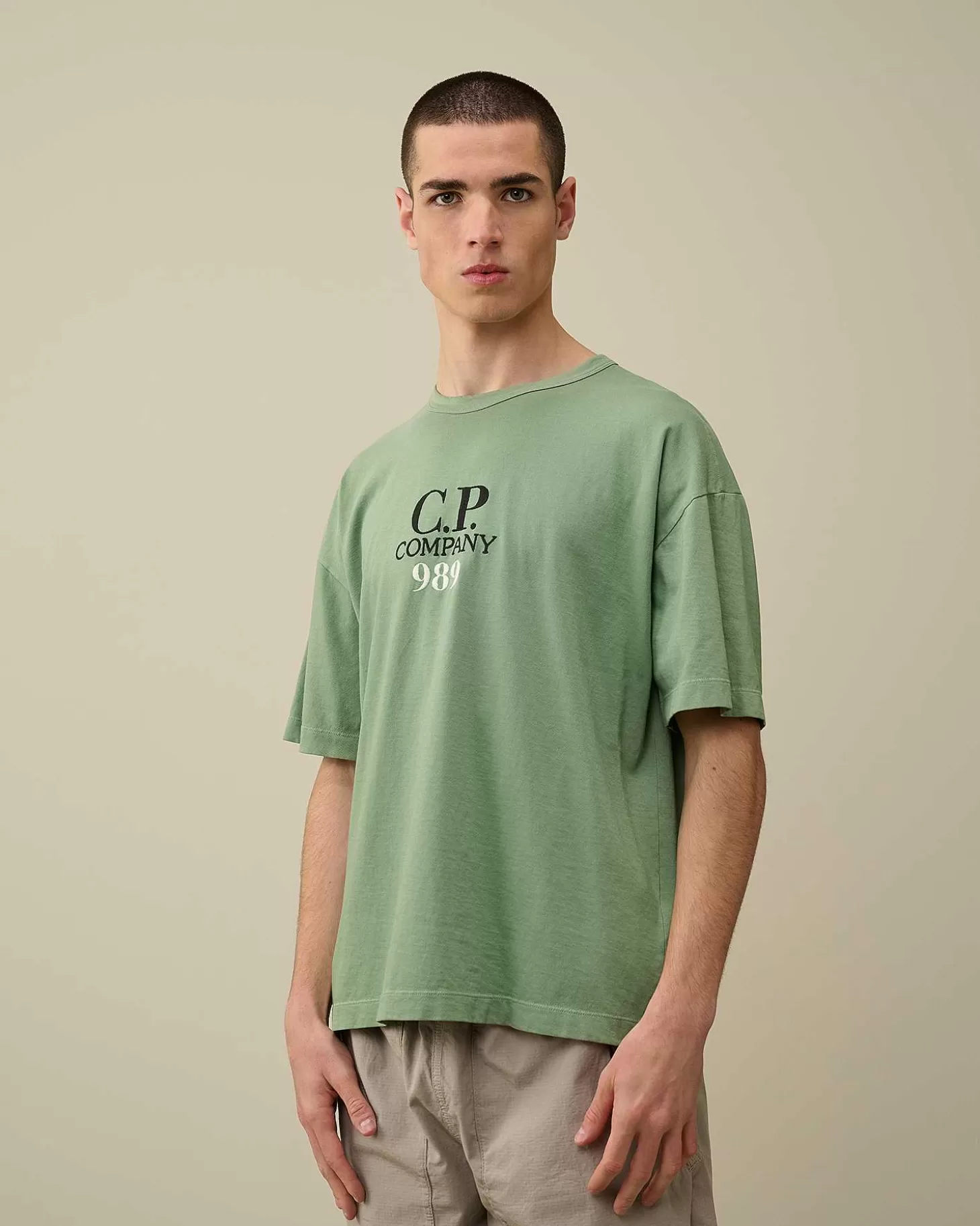 Homme C.P. Company T-Shirts Et Polos^20/1 Jersey Boxy Logo T-Shirt