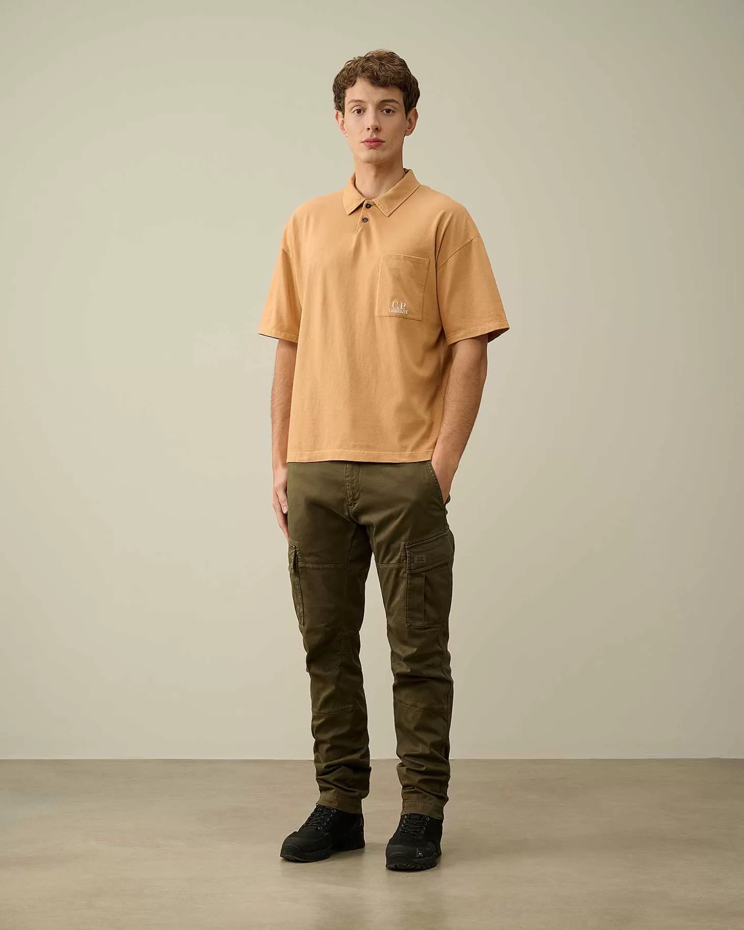 Homme C.P. Company T-Shirts Et Polos^20/1 Jersey Boxy Polo Shirt