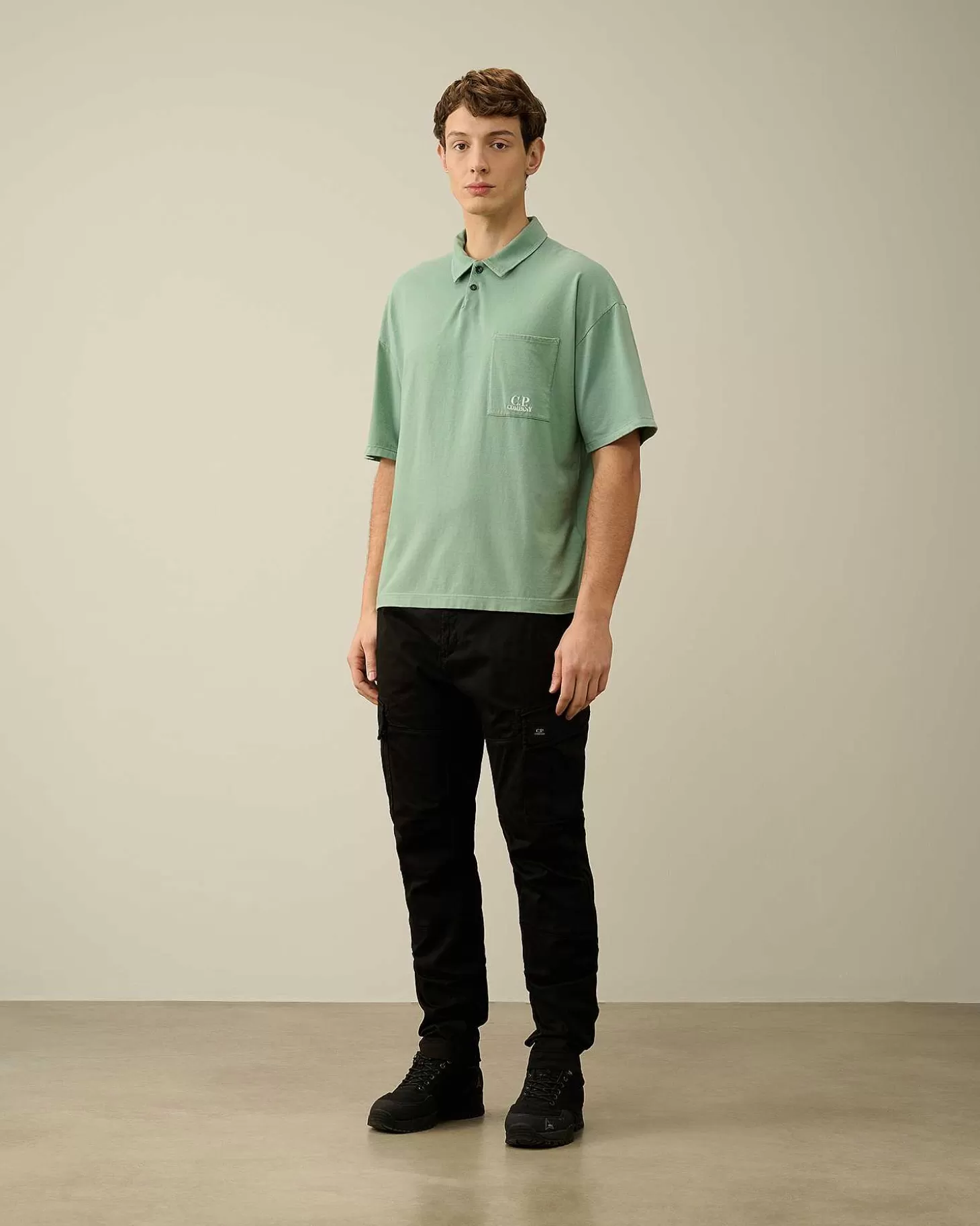 Homme C.P. Company T-Shirts Et Polos^20/1 Jersey Boxy Polo Shirt