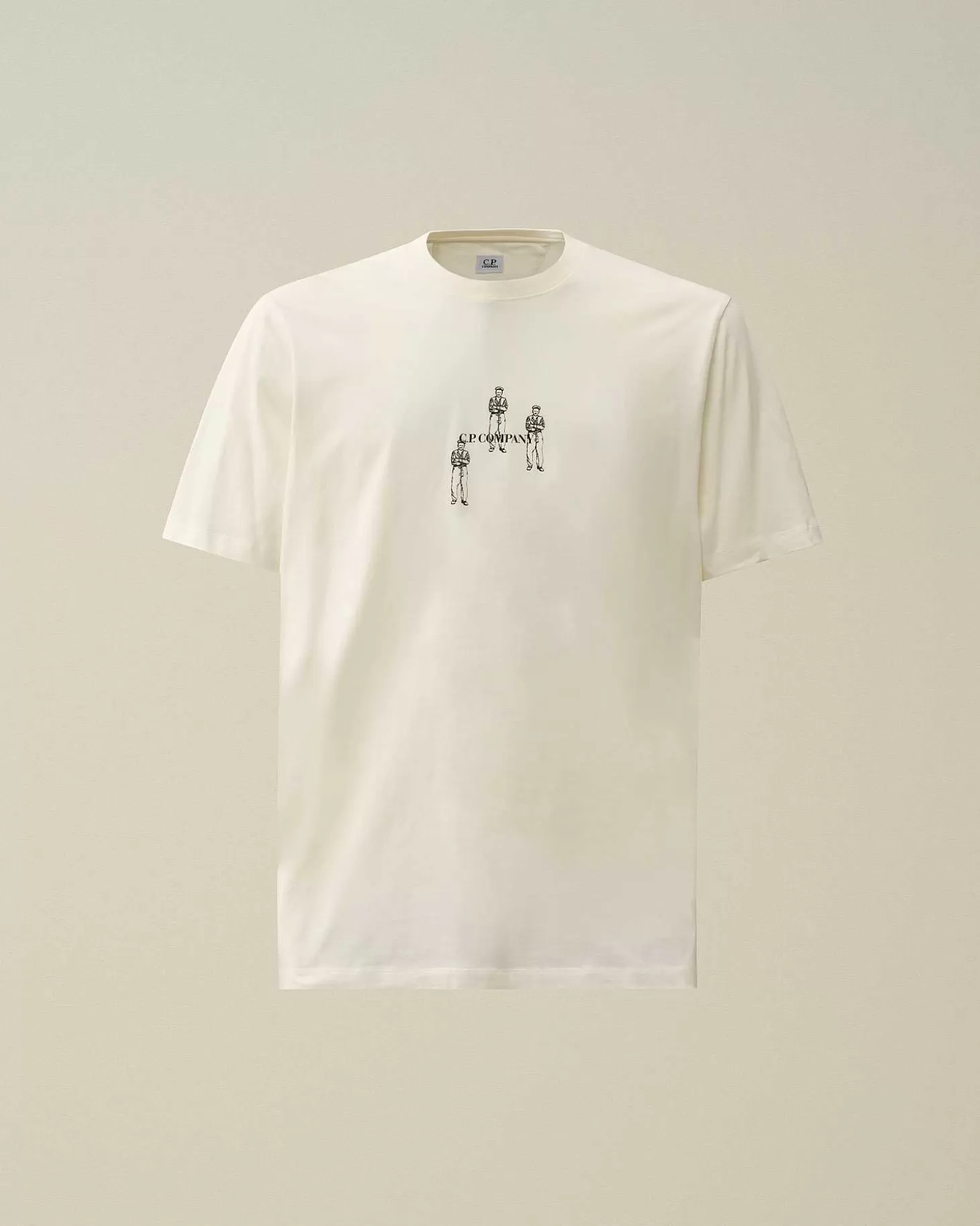 Homme C.P. Company T-Shirts Et Polos^30/1 Jersey Relaxed Graphic T-Shirt