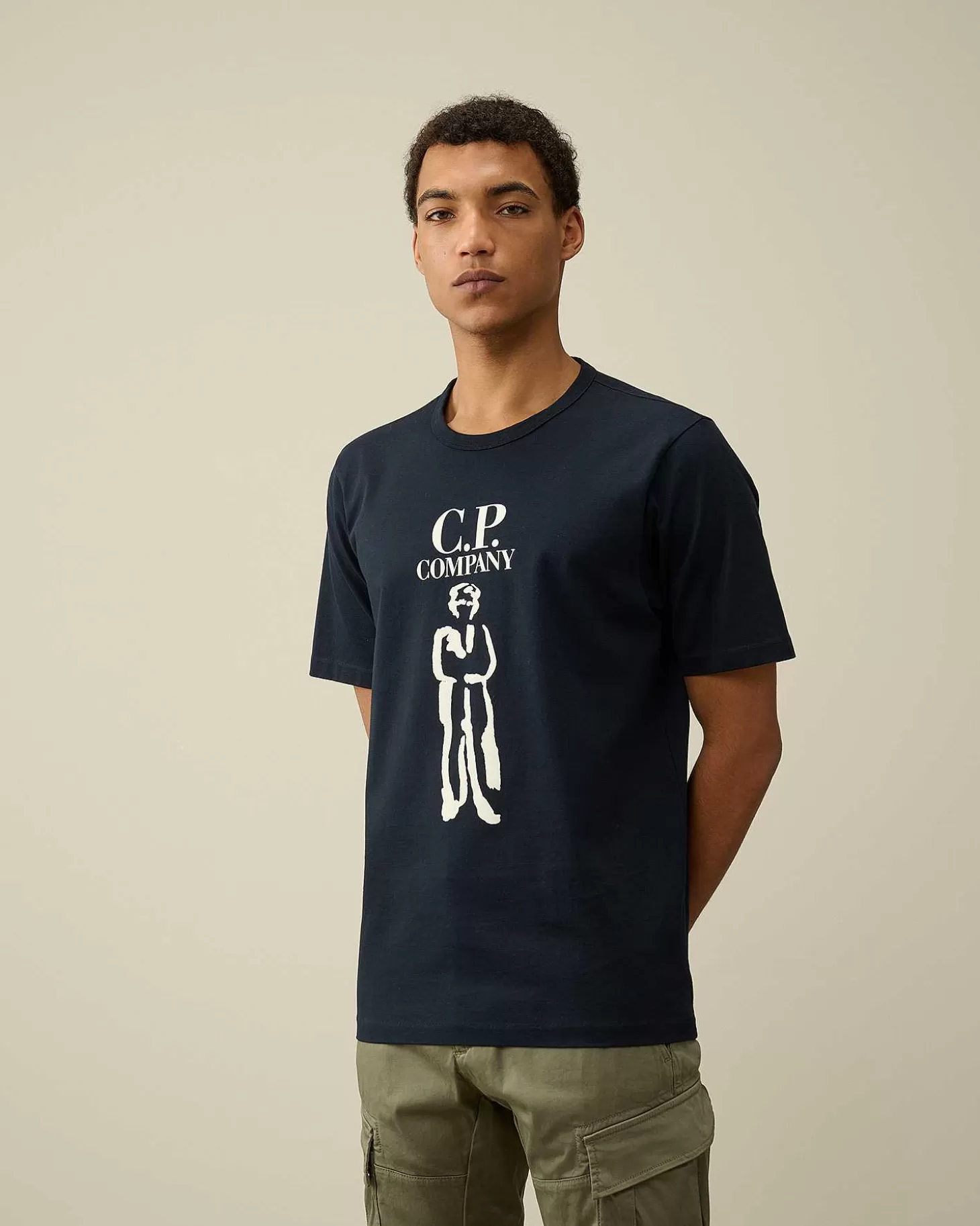 Homme C.P. Company T-Shirts Et Polos^30/2 Mercerized Jersey Twisted British Sailor T-Shirt