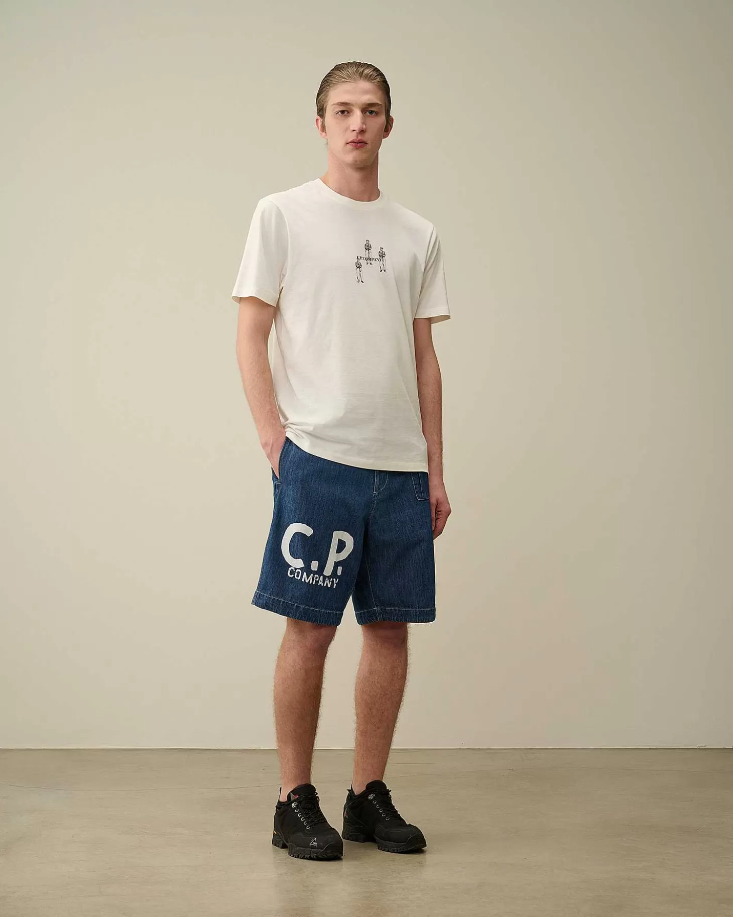 Homme C.P. Company Survêtements Et Shorts^Blu Utility Shorts