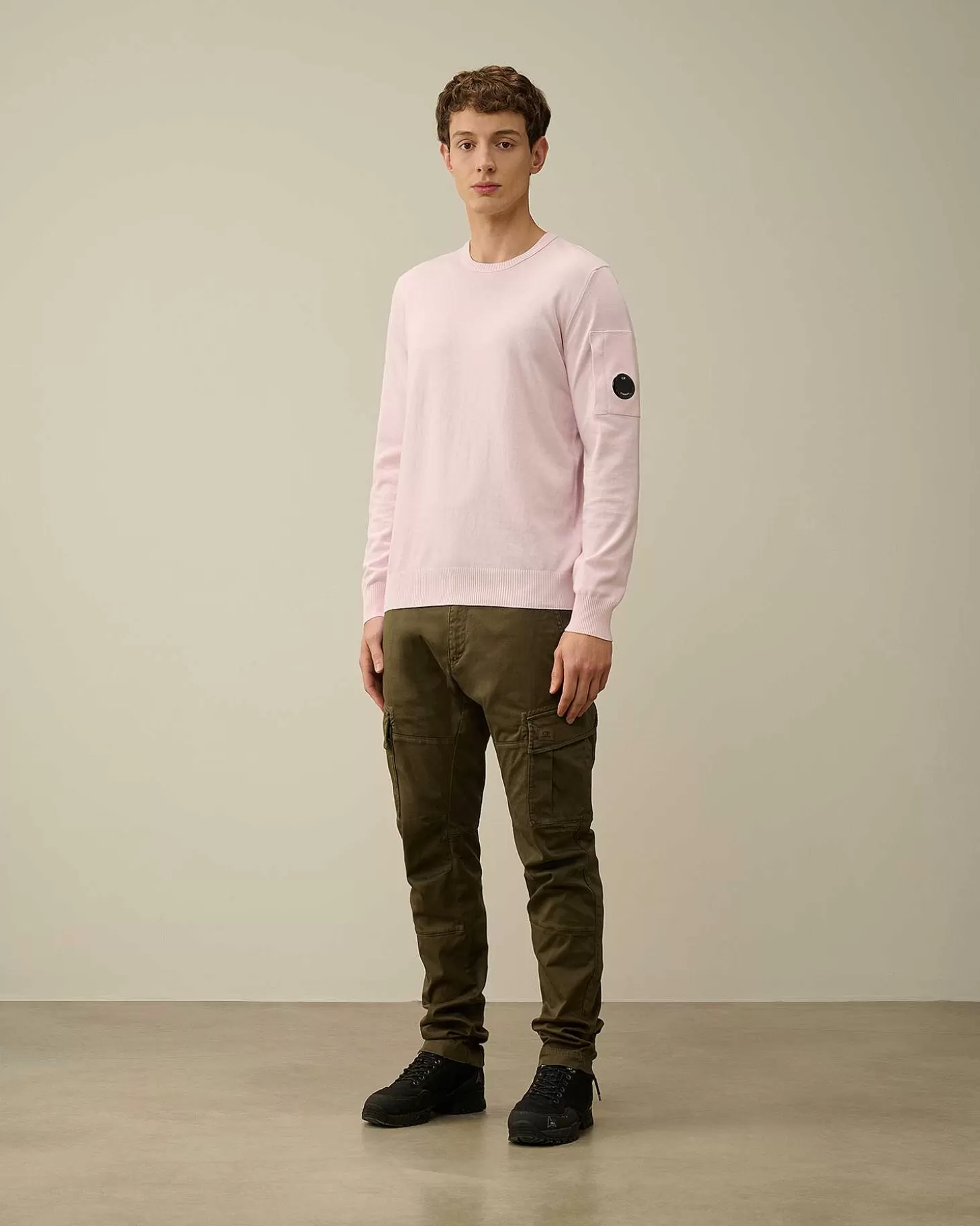 Homme C.P. Company Pulls^Cotton Crepe Jumper