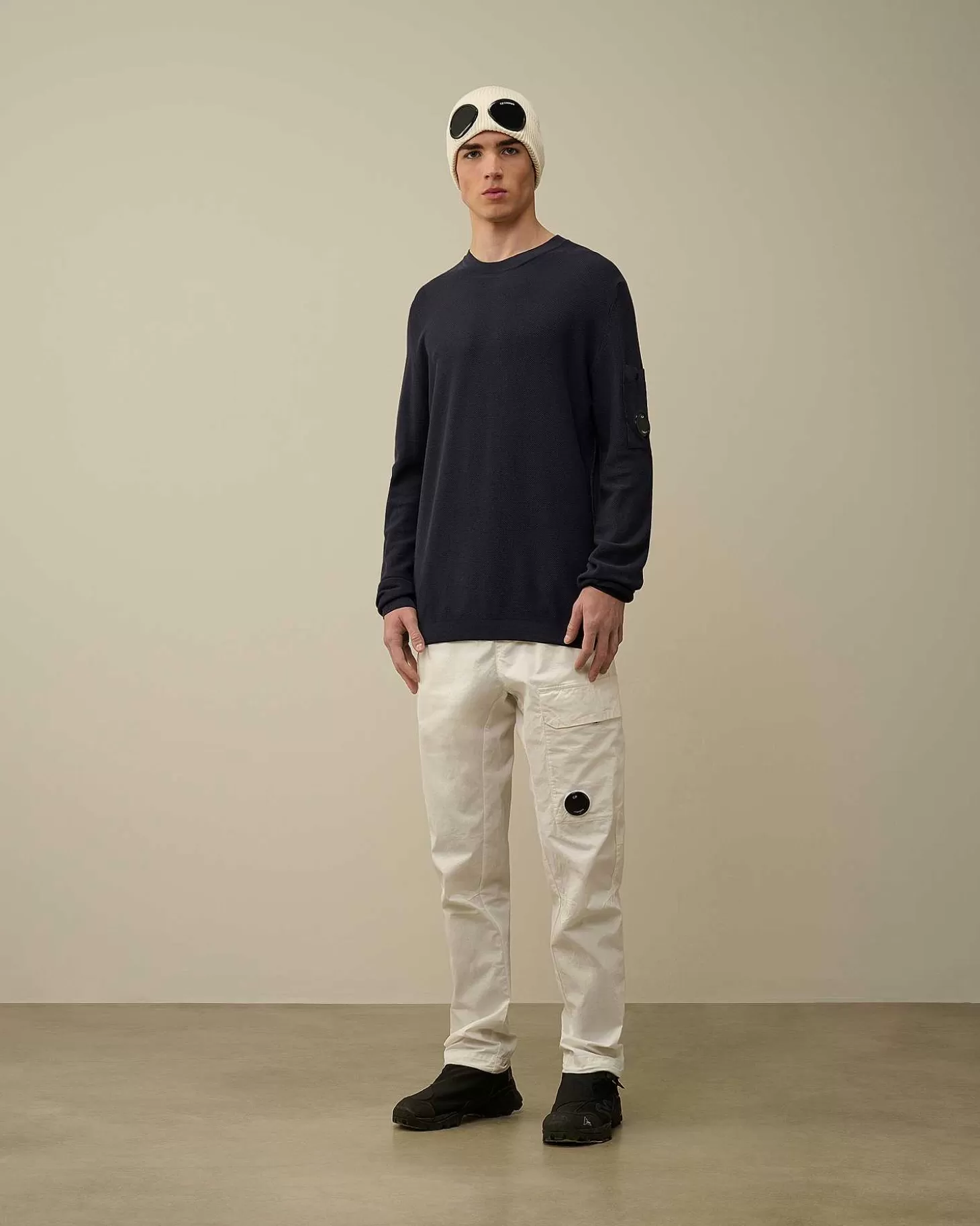 Homme C.P. Company Pulls^Cotton Crepe Knit