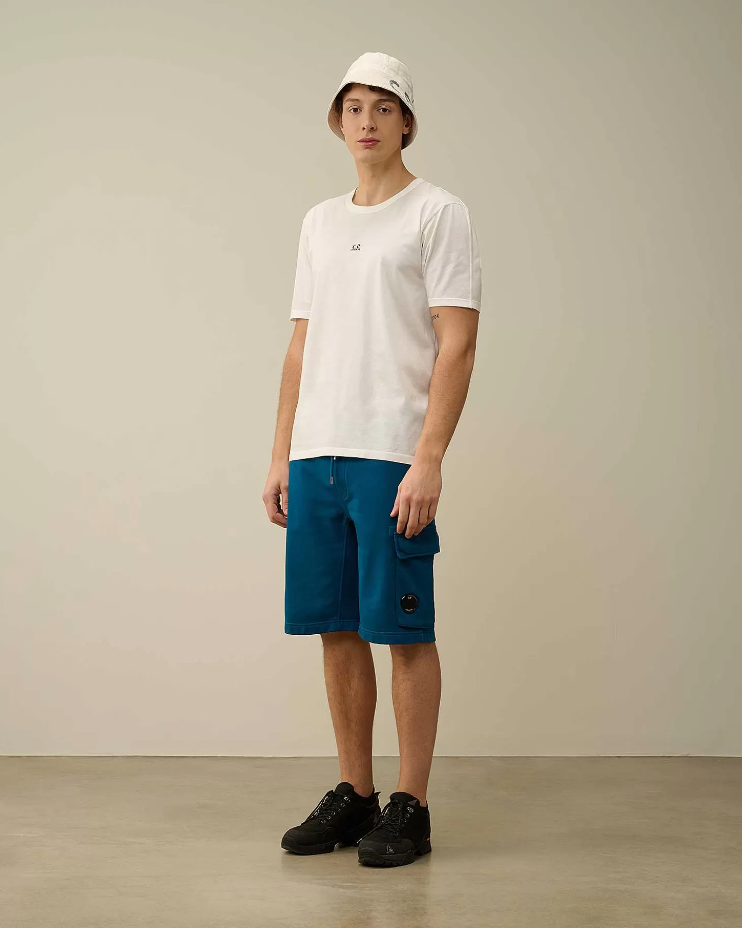 Homme C.P. Company Survêtements Et Shorts^Cotton Diagonal Fleece Cargo Shorts