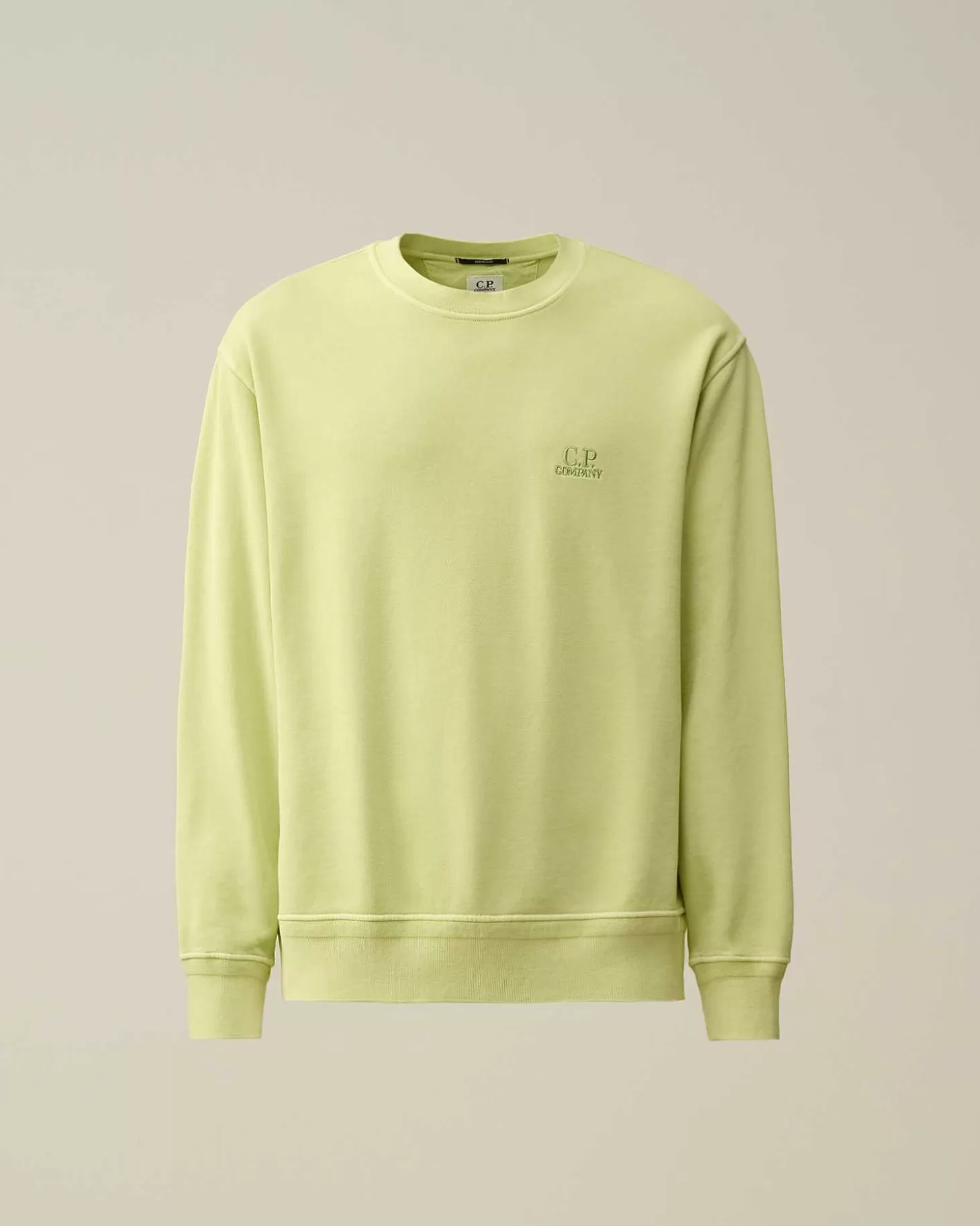 Homme C.P. Company Sweat-Shirts^Cotton Diagonal Fleece Logo Sweatshirt