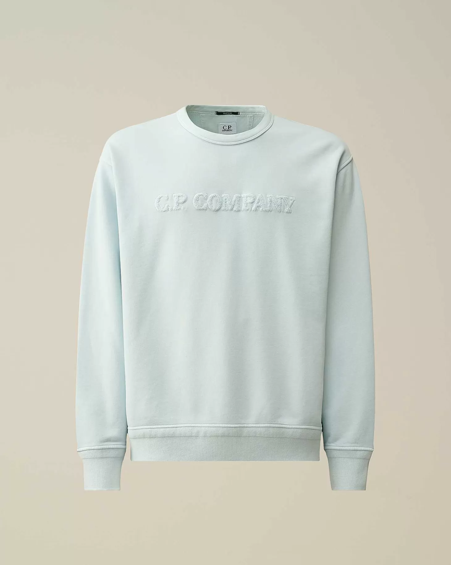 Homme C.P. Company Sweat-Shirts^Cotton Diagonal Fleece Logo Sweatshirt