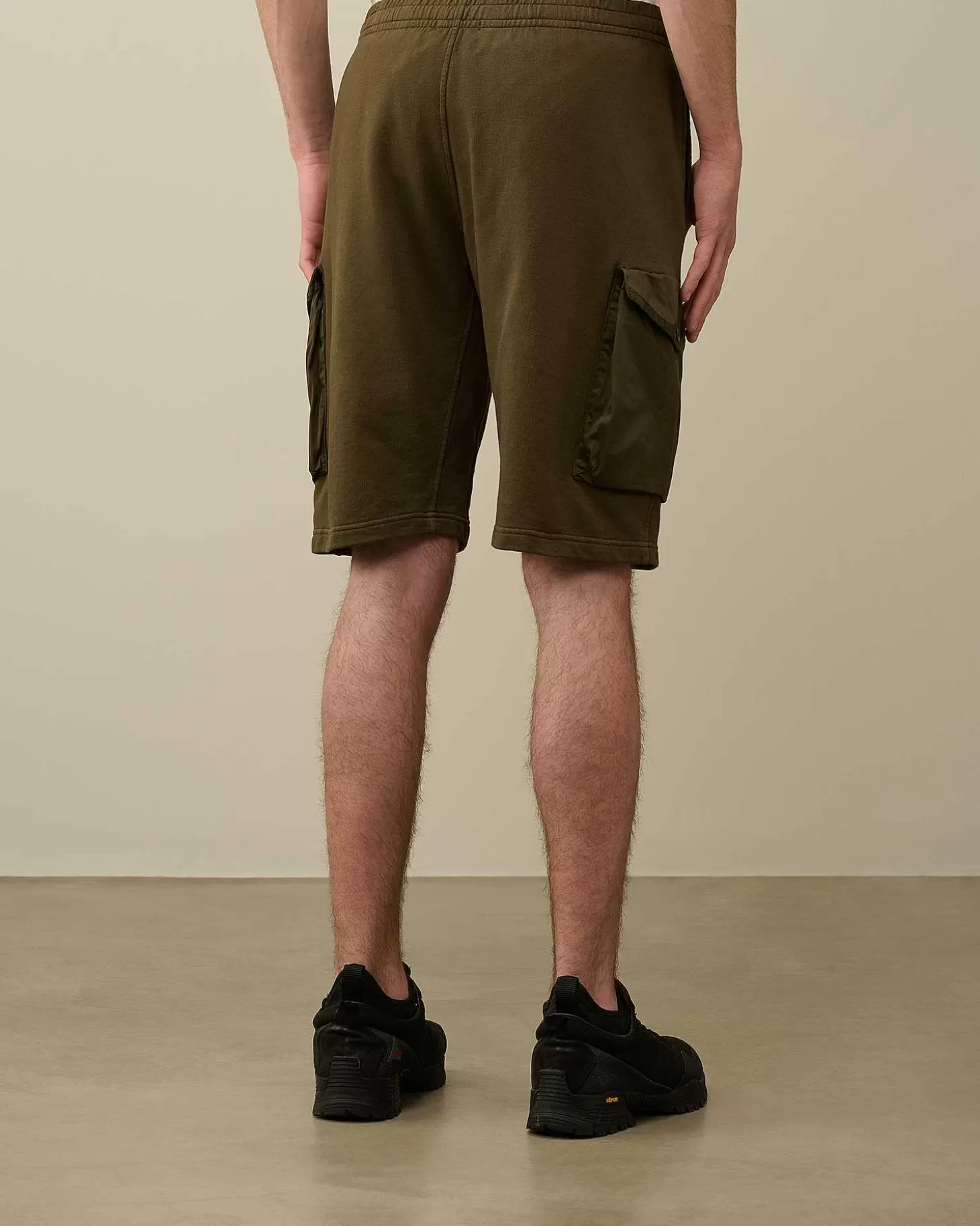 Homme C.P. Company Survêtements Et Shorts^Cotton Fleece Mixed Cargo Shorts