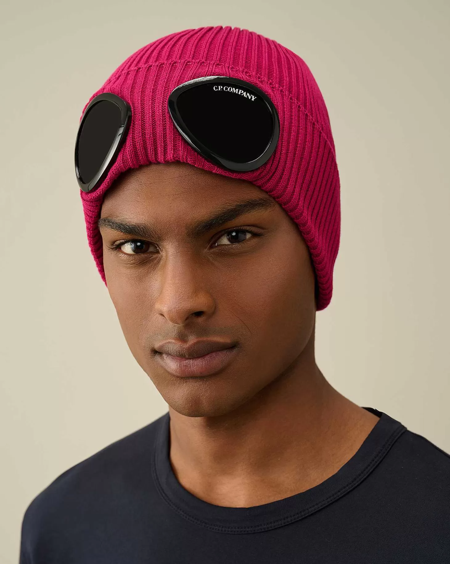 Homme C.P. Company Chapeaux^Cotton Goggle Beanie