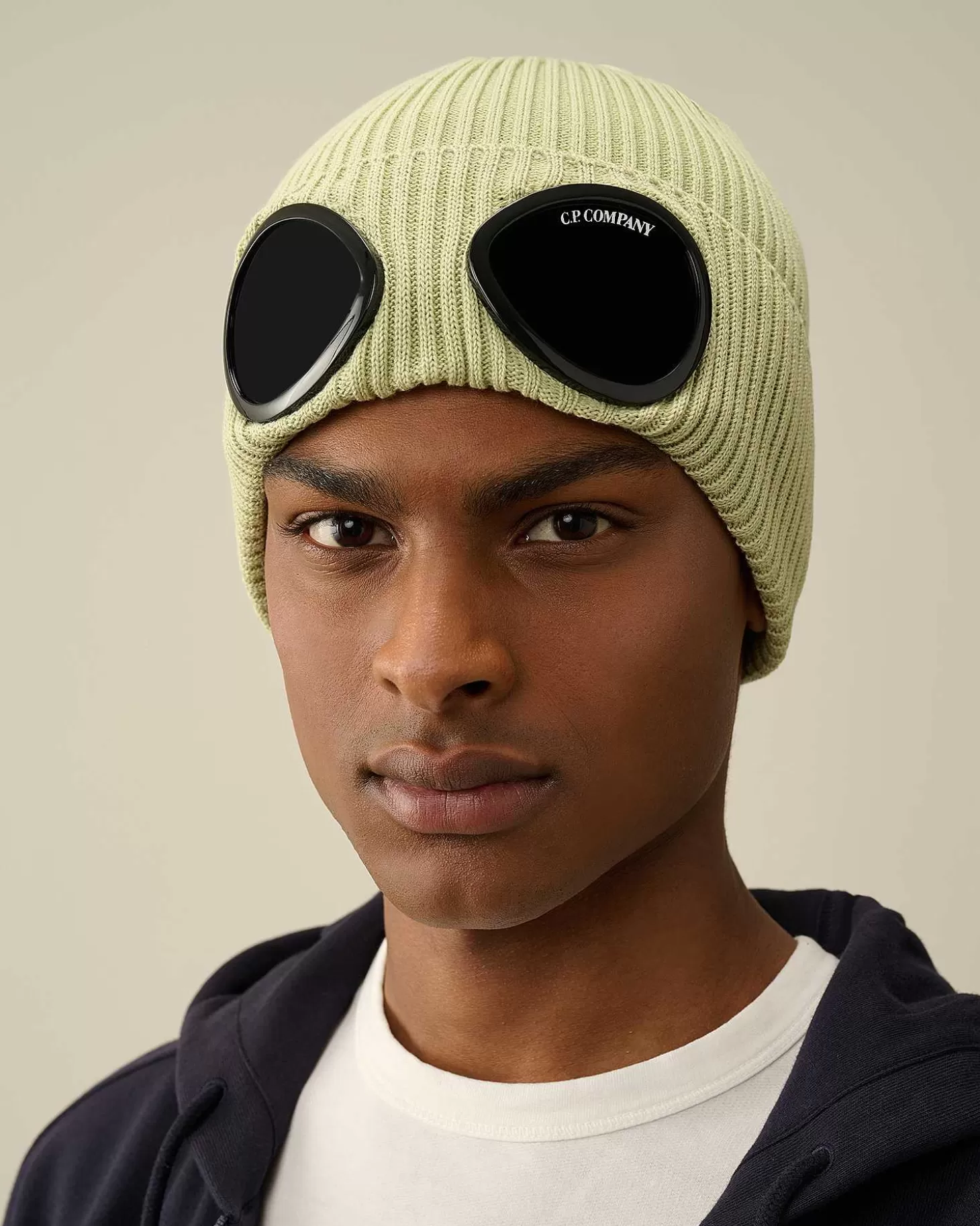 Homme C.P. Company Chapeaux^Cotton Goggle Beanie