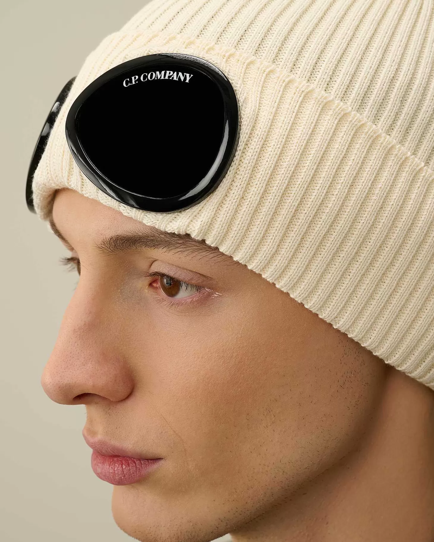 Homme C.P. Company Chapeaux^Cotton Goggle Beanie