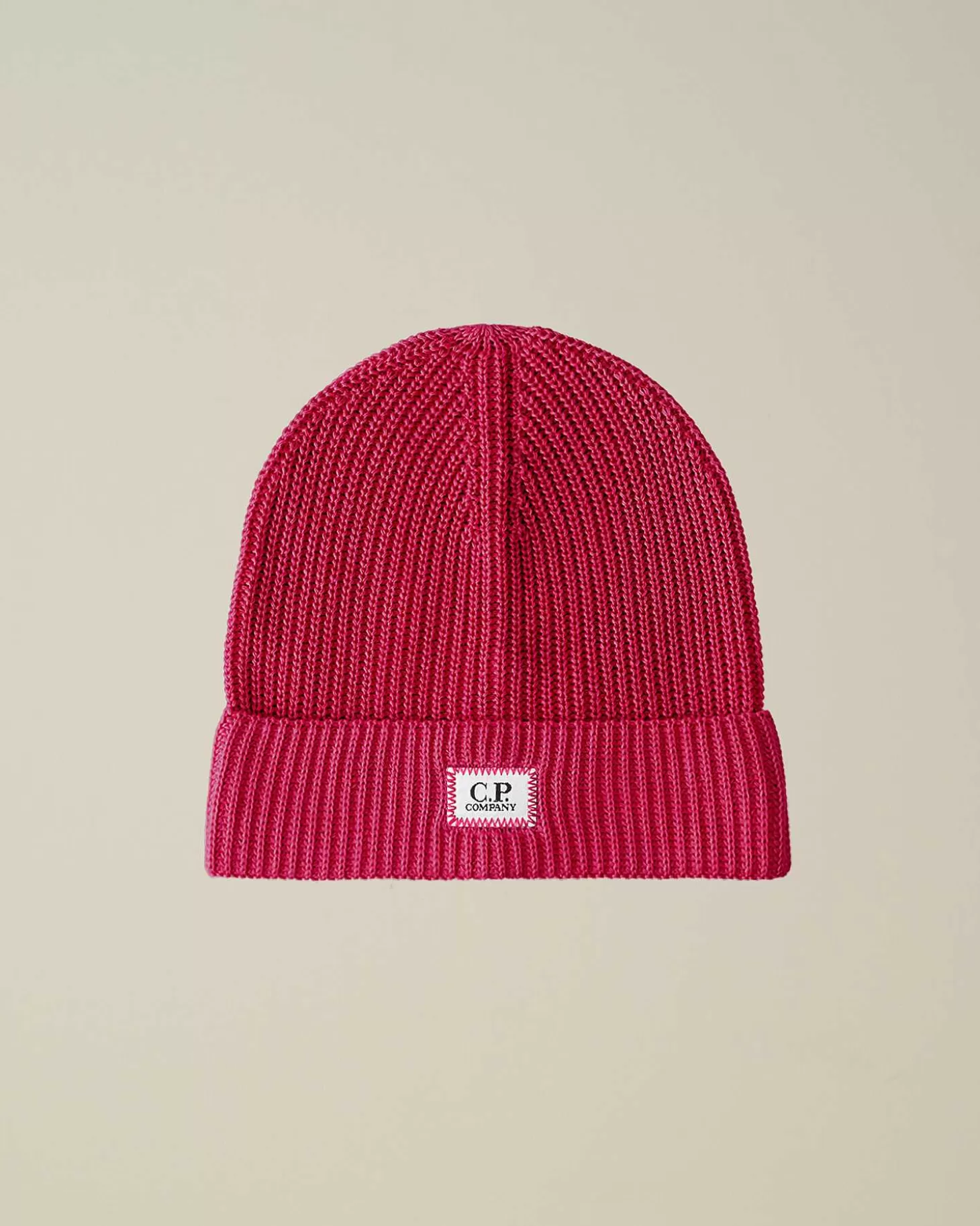 Homme C.P. Company Chapeaux^Cotton Logo Beanie