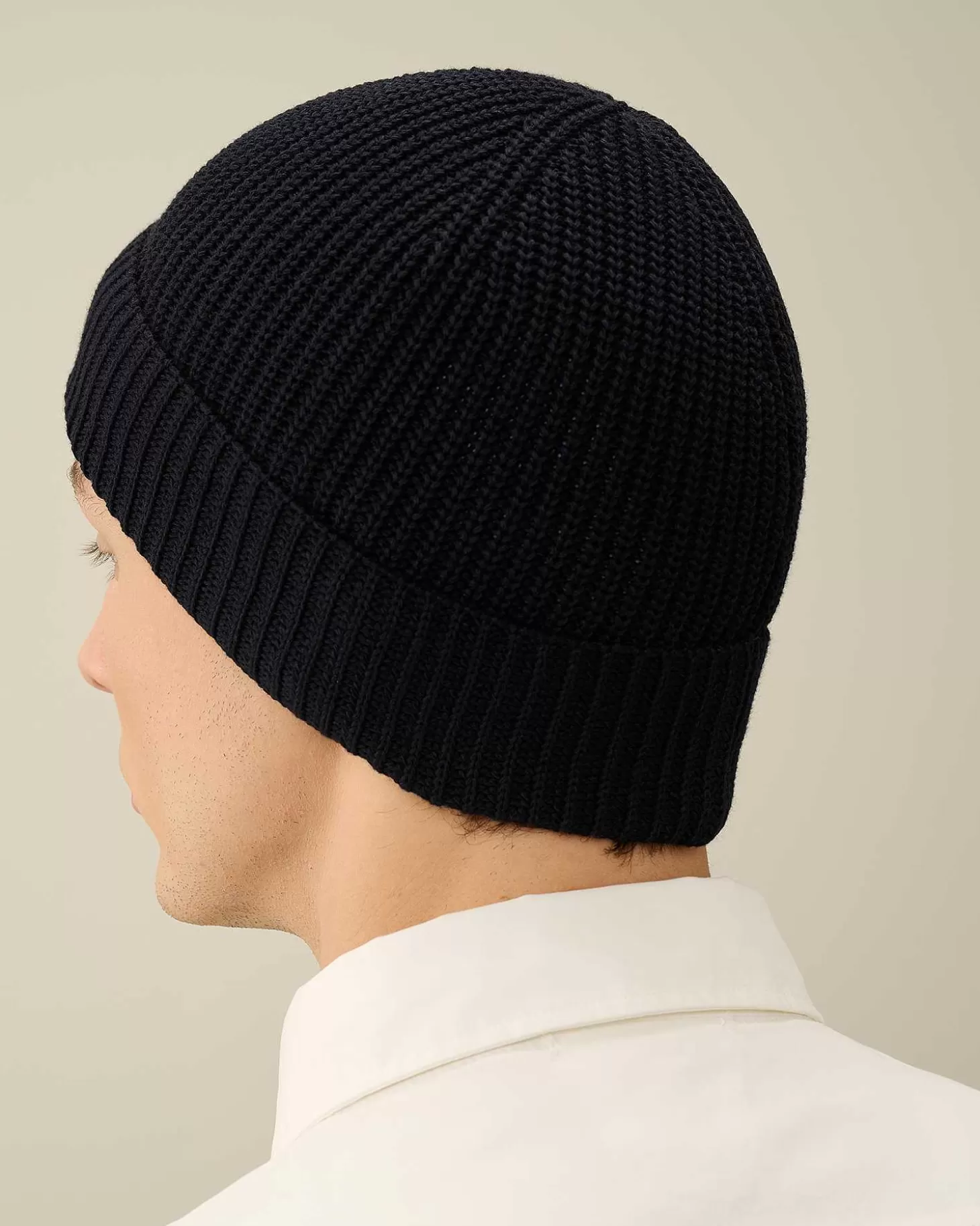 Homme C.P. Company Chapeaux^Cotton Logo Beanie