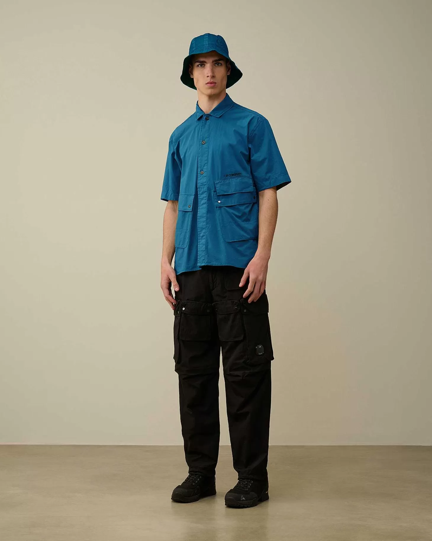 Homme C.P. Company Chemises^Cotton Popeline Pocket Shirt