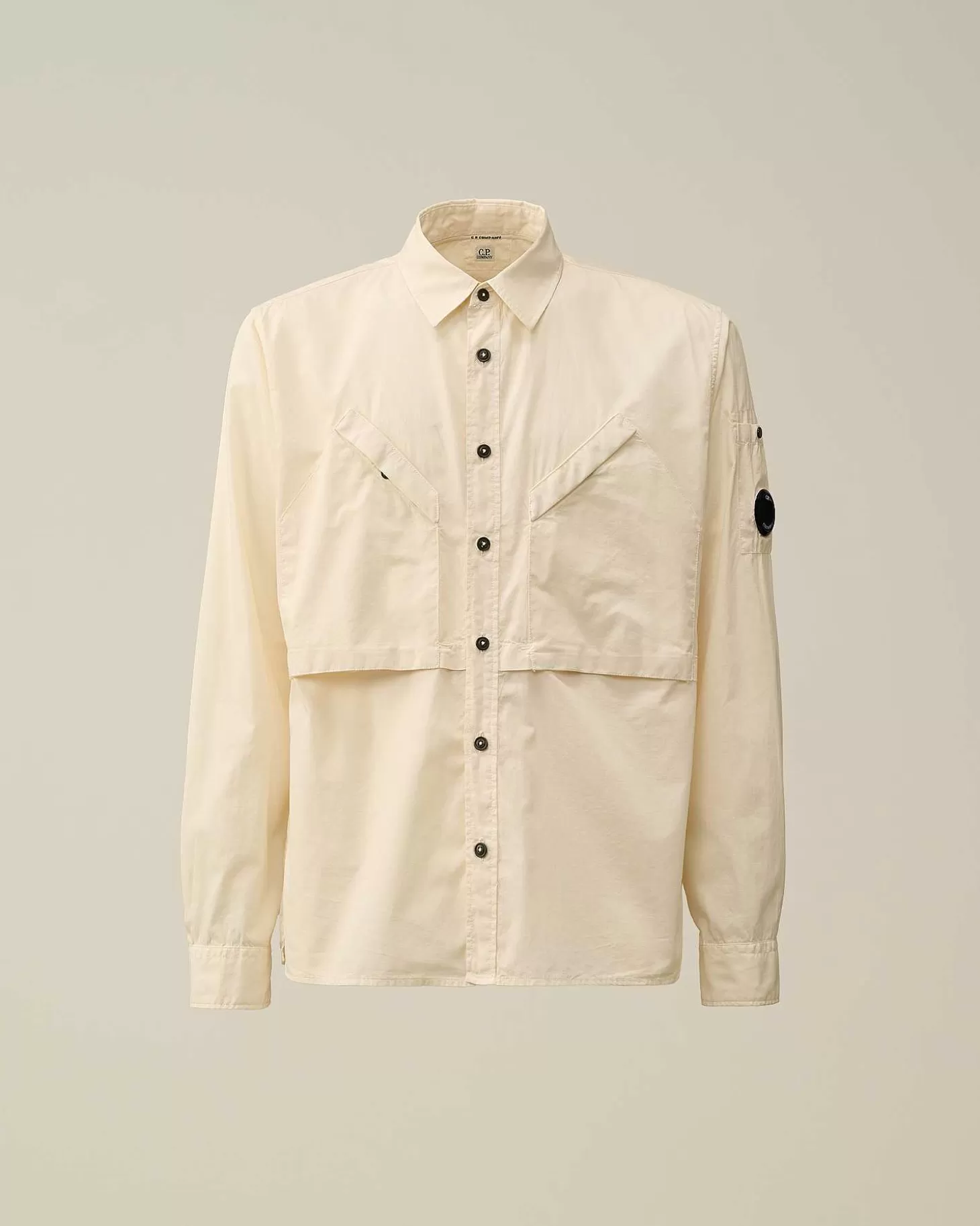 Homme C.P. Company Chemises^Cotton Rip-Stop Pocket Shirt