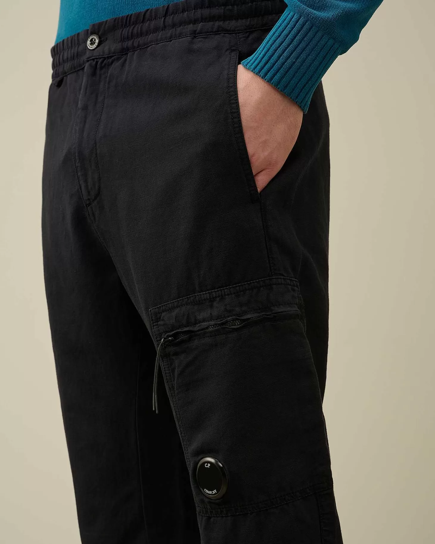 Homme C.P. Company Pantalons^Cotton/Linen Regular Cargo Pants