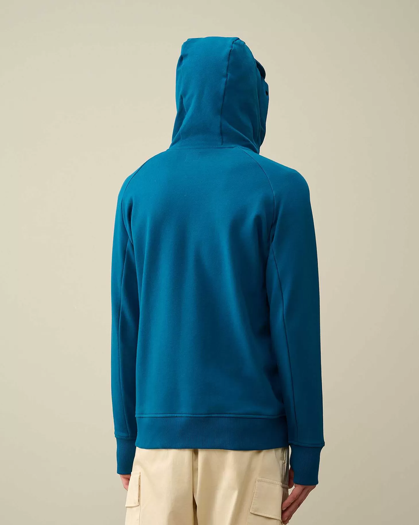 Homme C.P. Company Sweat-Shirts^Diagonal Raised Fleece Goggle Zipped Hoodie