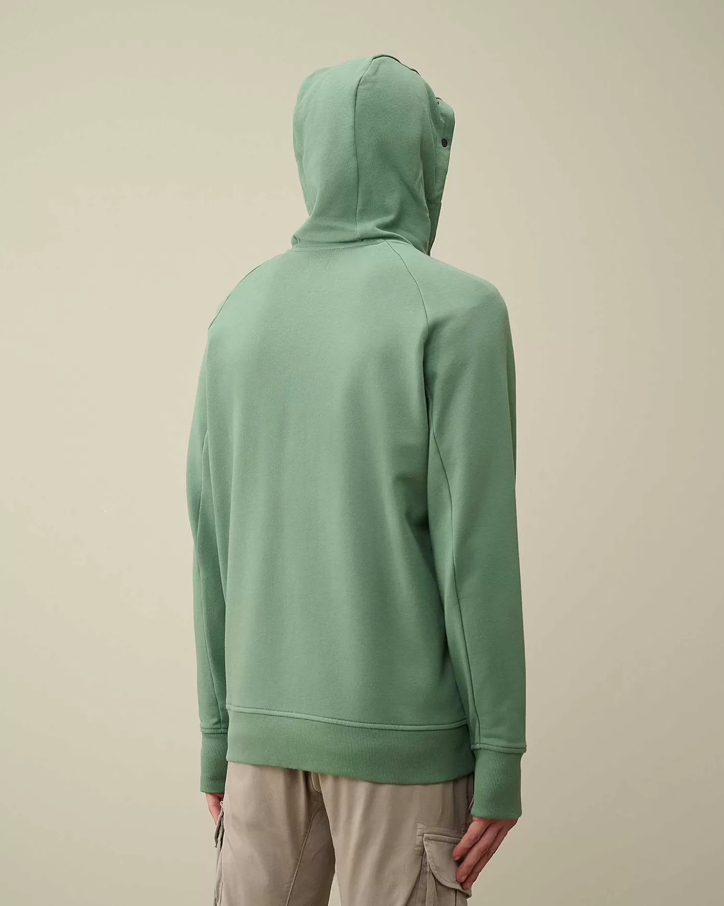 Homme C.P. Company Sweat-Shirts^Diagonal Raised Fleece Goggle Zipped Hoodie