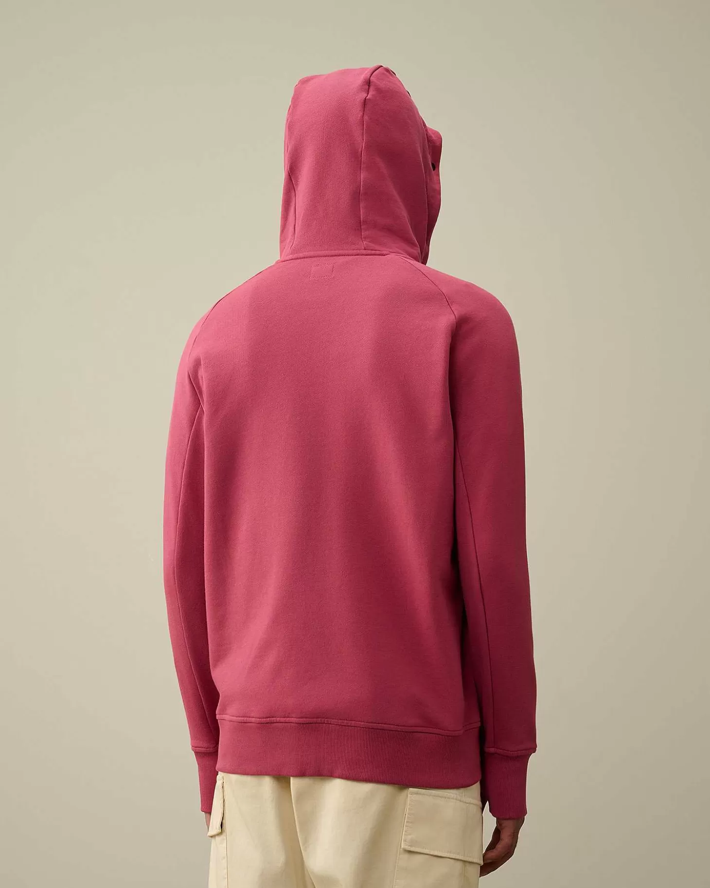 Homme C.P. Company Sweat-Shirts^Diagonal Raised Fleece Goggle Zipped Hoodie