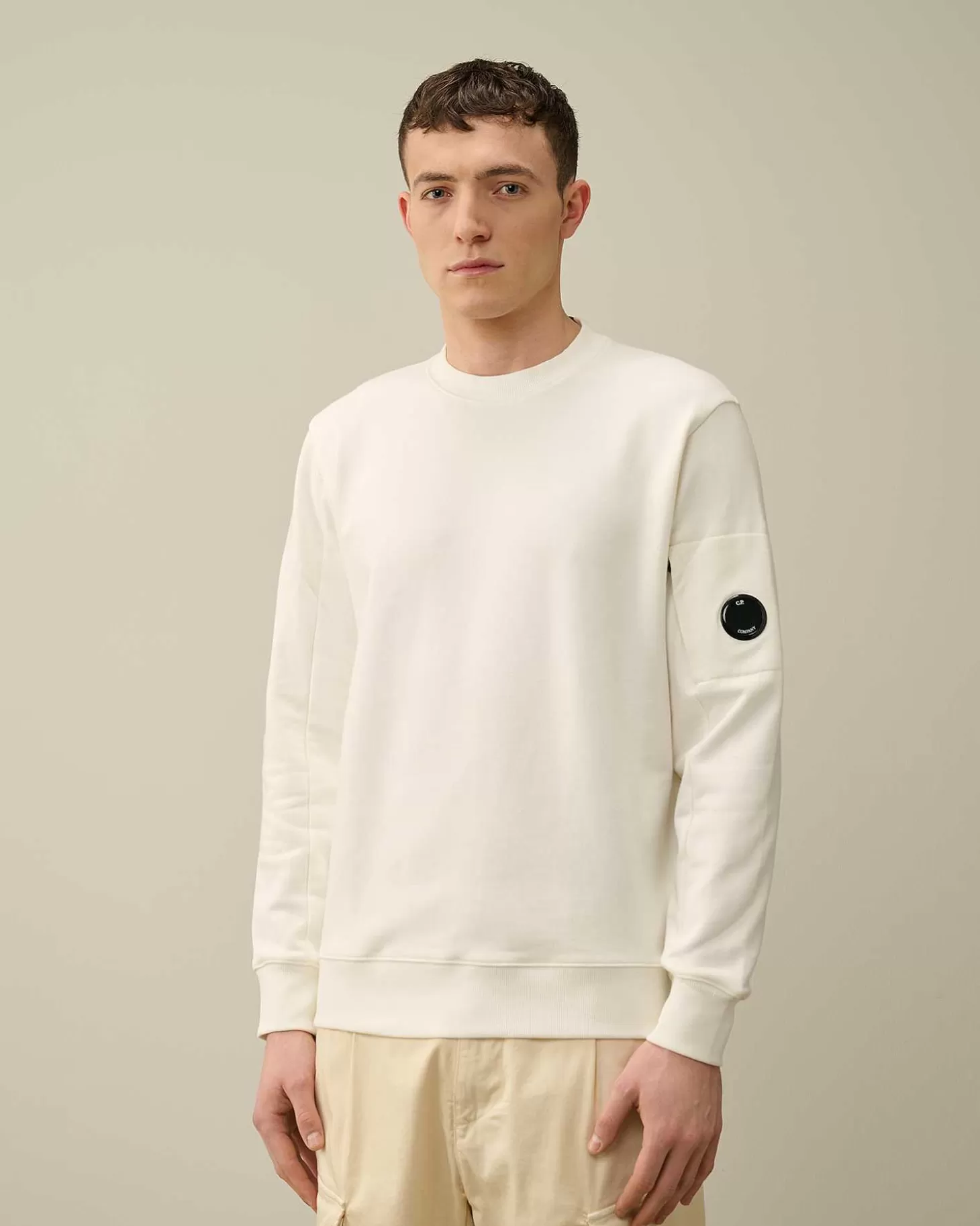 Homme C.P. Company Sweat-Shirts^Diagonal Raised Fleece Sweatshirt