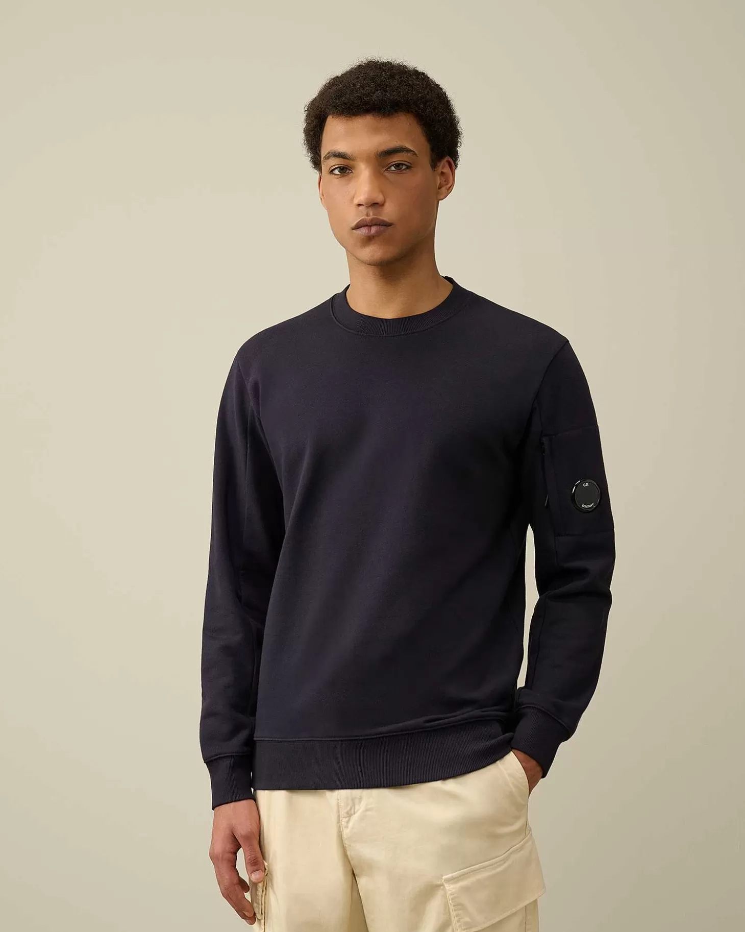 Homme C.P. Company Sweat-Shirts^Diagonal Raised Fleece Sweatshirt