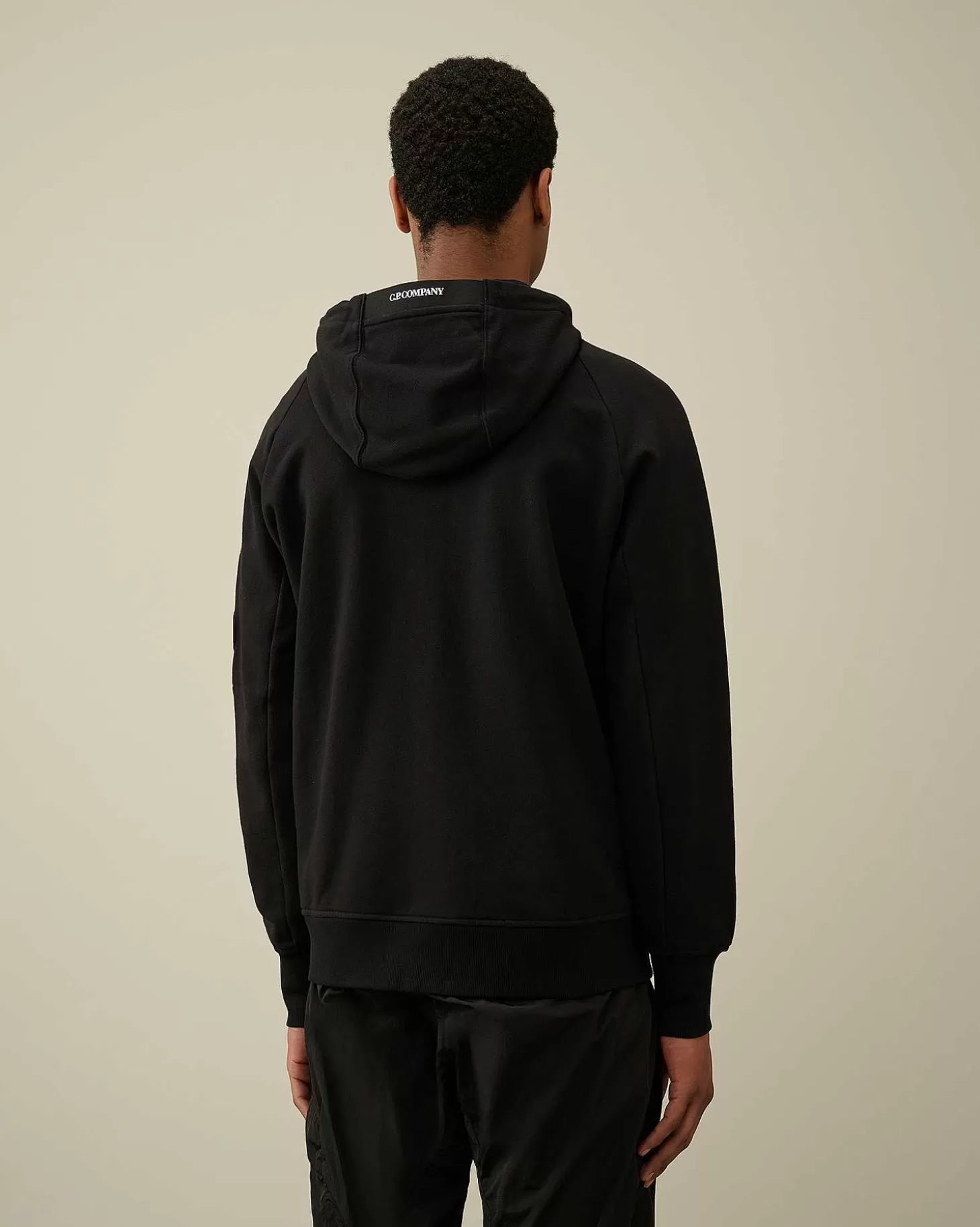 Homme C.P. Company Sweat-Shirts^Diagonal Raised Fleece Zipped Hoodie