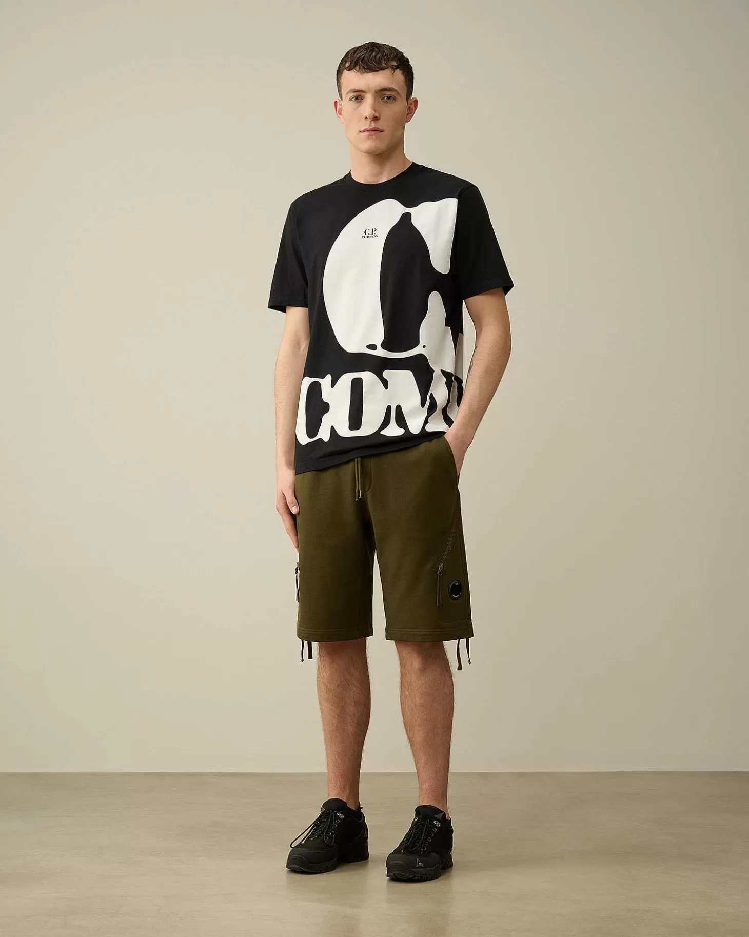 Homme C.P. Company Survêtements Et Shorts^Diagonal Raised Fleece Zipped Pocket Shorts