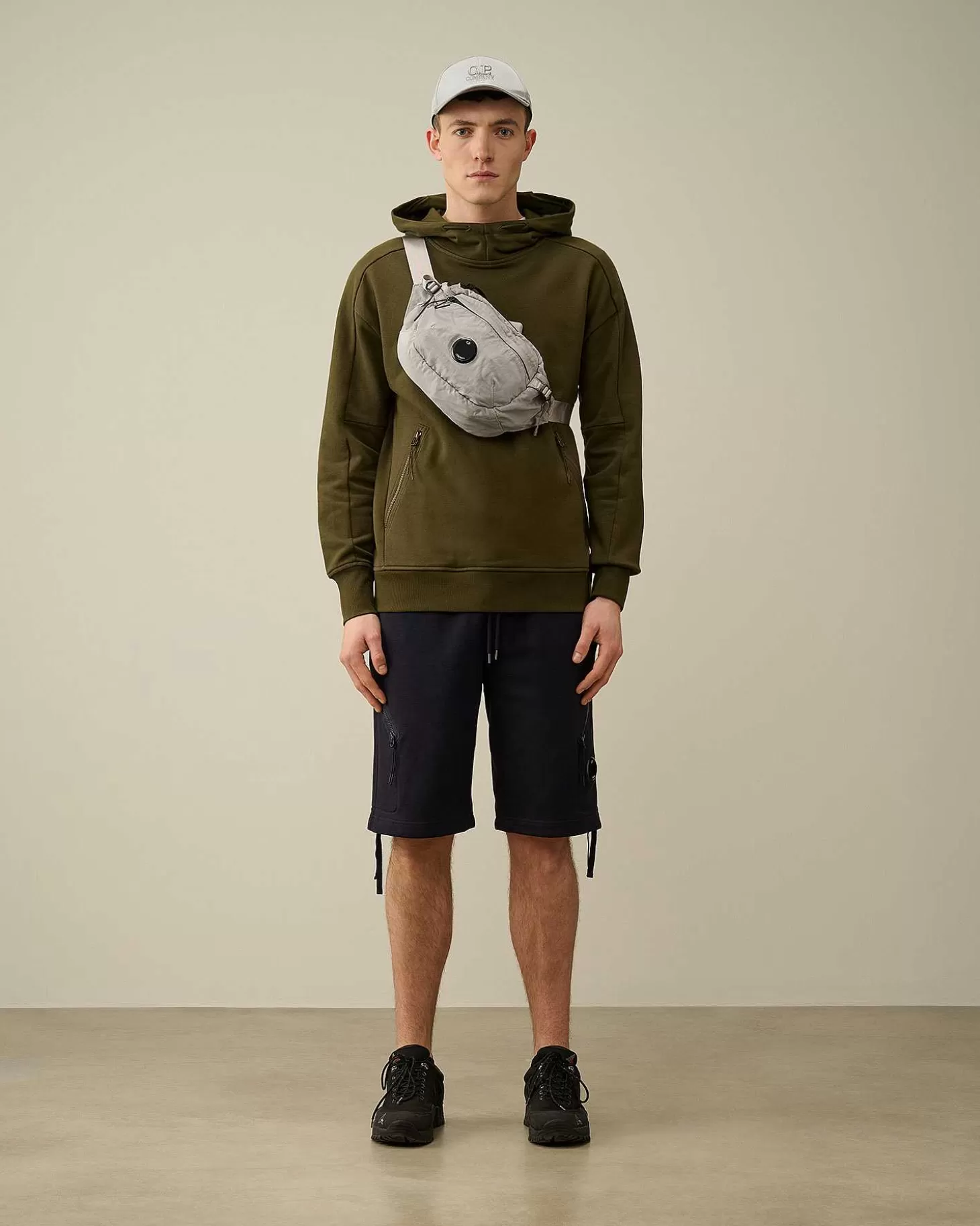 Homme C.P. Company Survêtements Et Shorts^Diagonal Raised Fleece Zipped Pocket Shorts