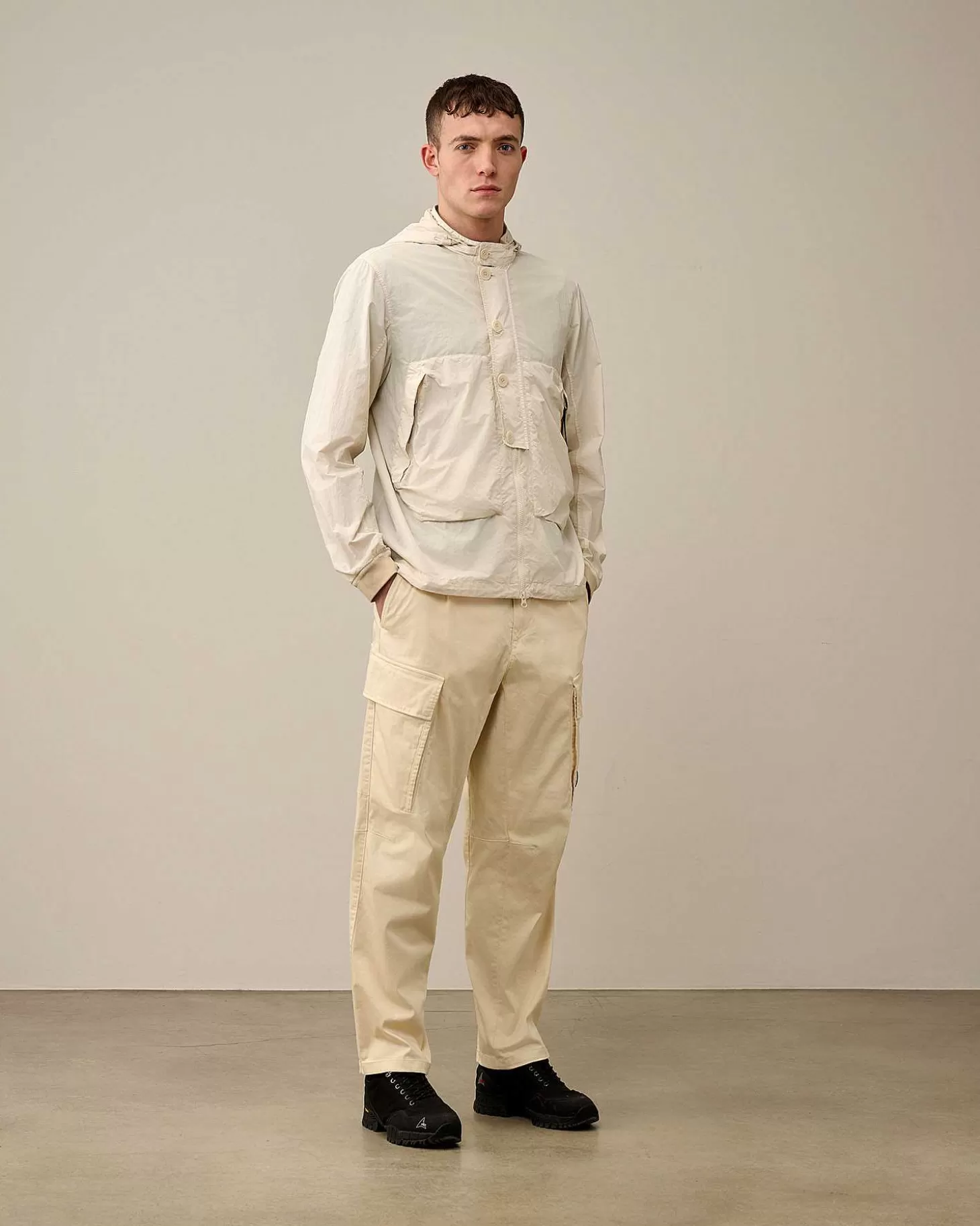 Homme C.P. Company Surchemises^Flatt Nylon Goggle Overshirt