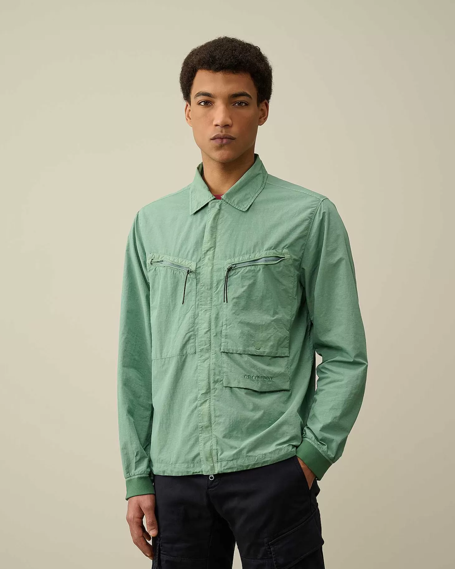 Homme C.P. Company Surchemises^Flatt Nylon Overshirt