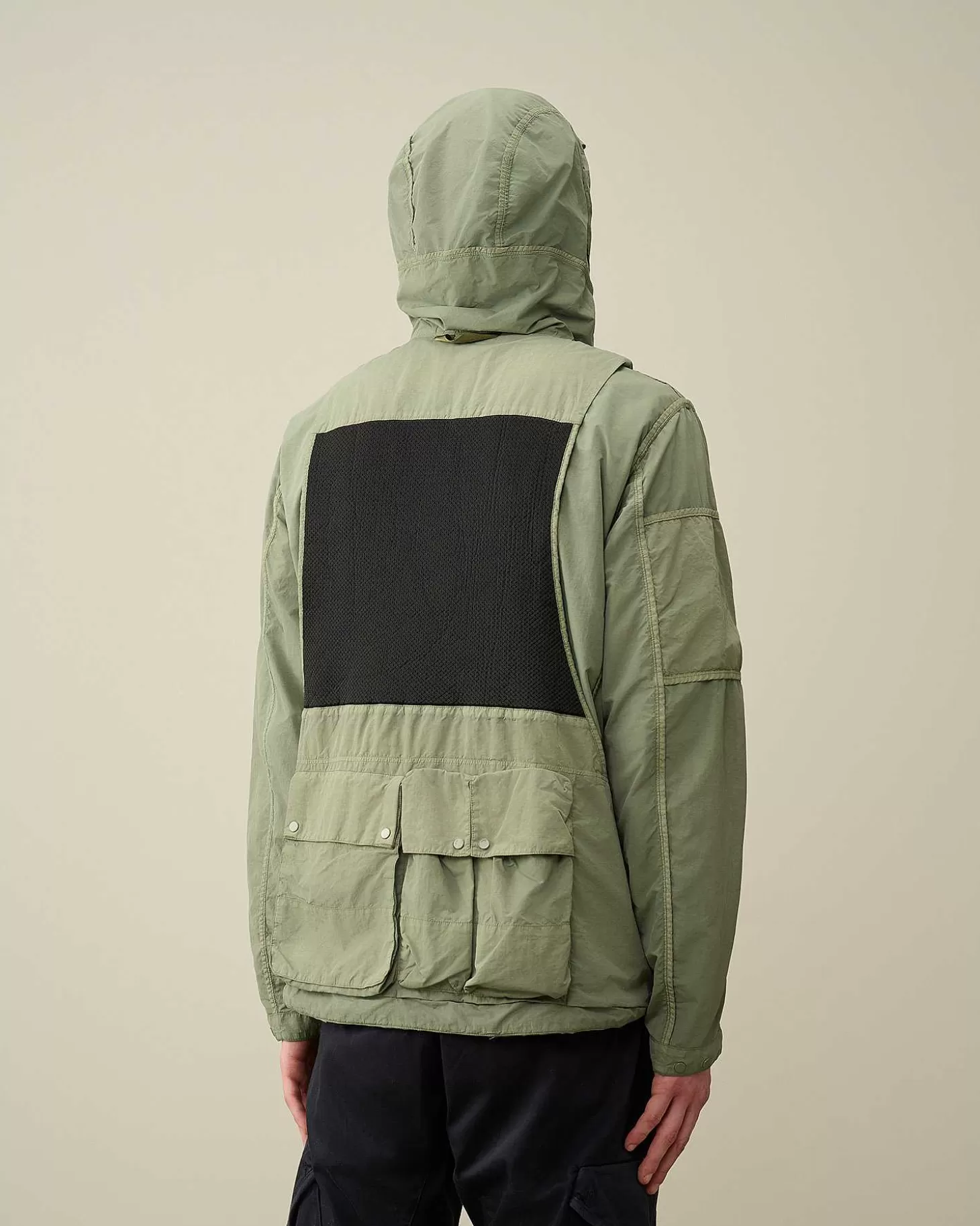 Homme C.P. Company Vestes Et Manteaux^Flatt Nylon Reversible Hooded Jacket