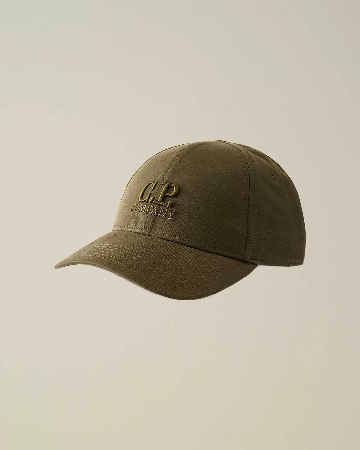 Homme C.P. Company Chapeaux^Gabardine Logo Cap