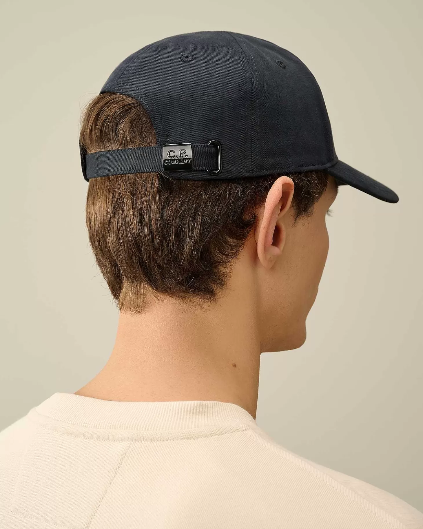 Homme C.P. Company Chapeaux^Gabardine Logo Cap