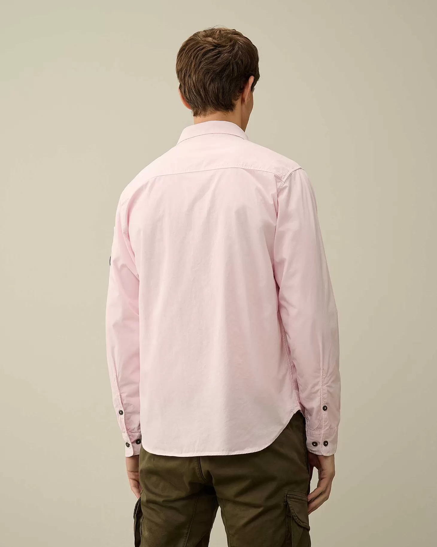 Homme C.P. Company Chemises^Gabardine Zipped Shirt