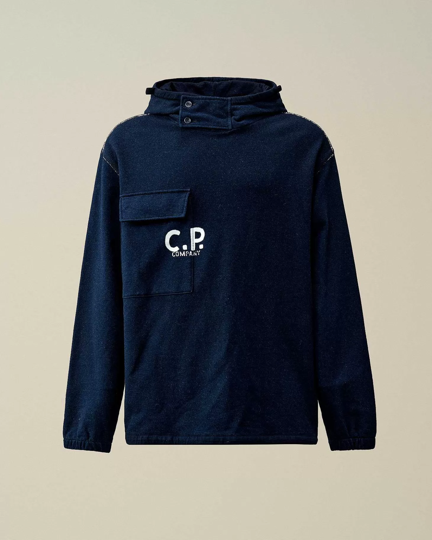 Homme C.P. Company Sweat-Shirts^Indigo Fleece Hoodie