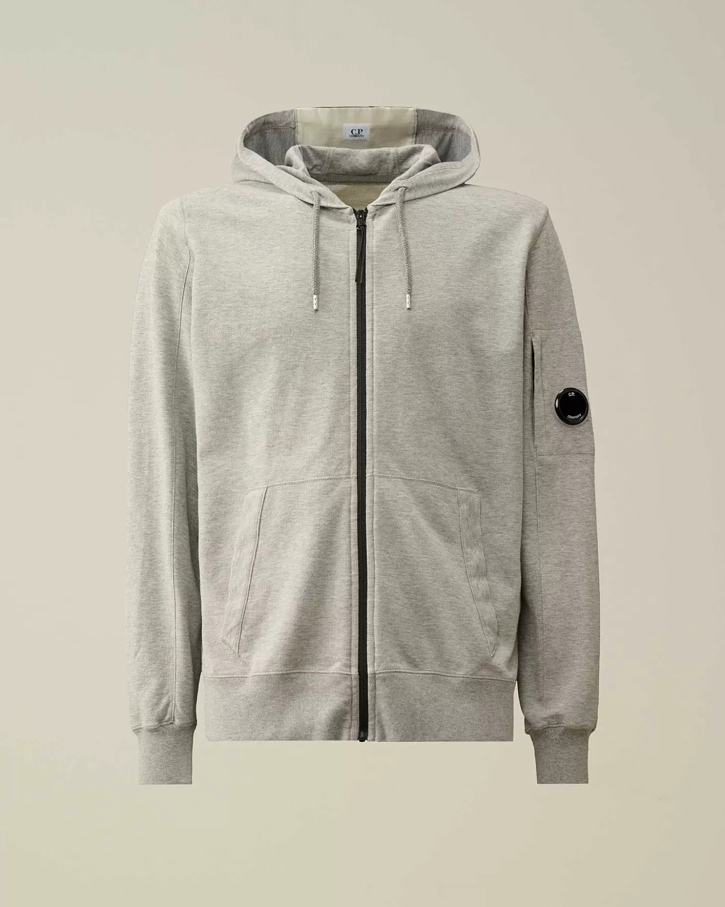 Homme C.P. Company Sweat-Shirts^Light Fleece Zipped Hoodie