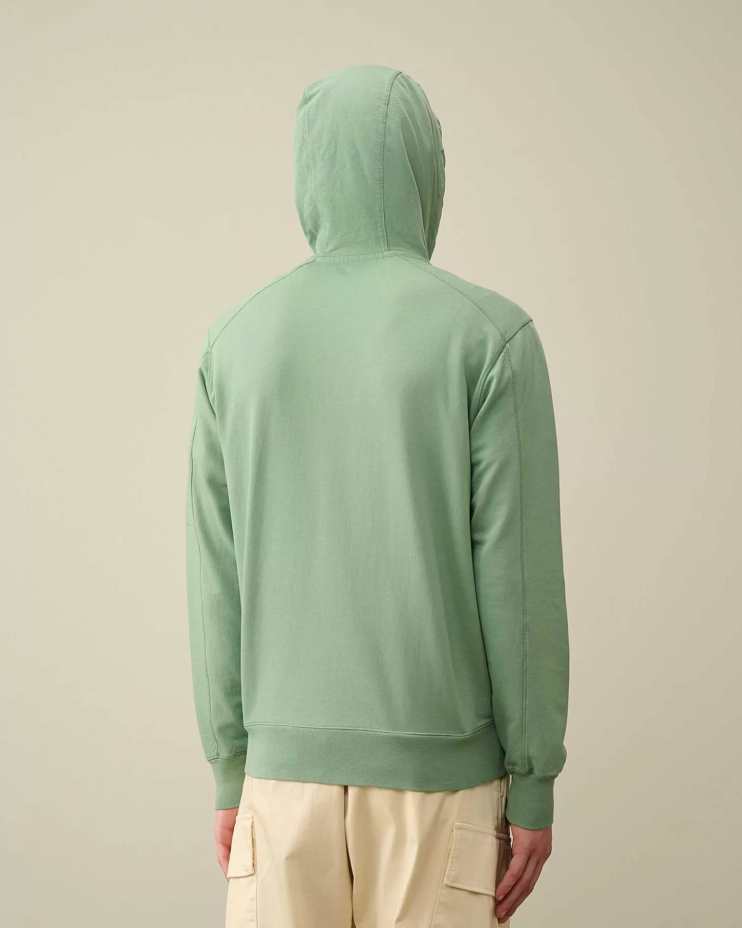 Homme C.P. Company Sweat-Shirts^Light Fleece Zipped Hoodie