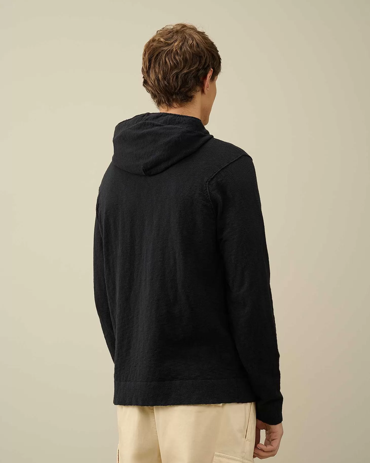 Homme C.P. Company Pulls^Melange Knitwear Hoodie