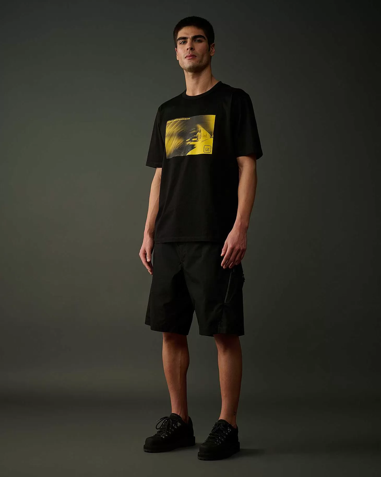 Homme C.P. Company Metropolis Series^Metropolis Series Mercerized Jersey Graphic Metro T-Shirt