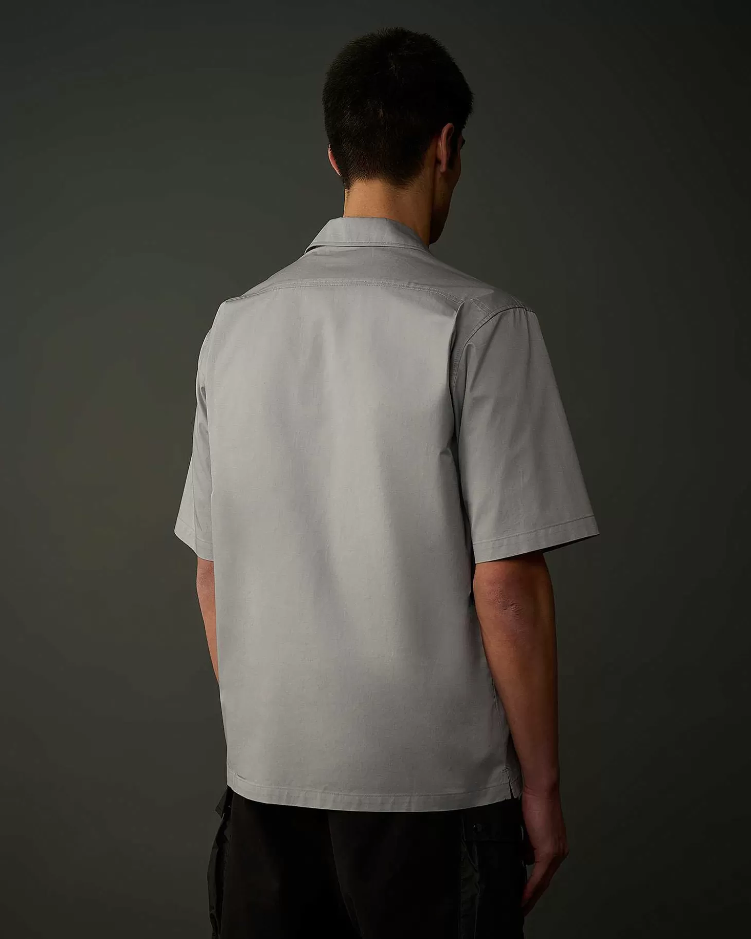 Homme C.P. Company Metropolis Series^Metropolis Series Short Sleeved Gabardine Shirt