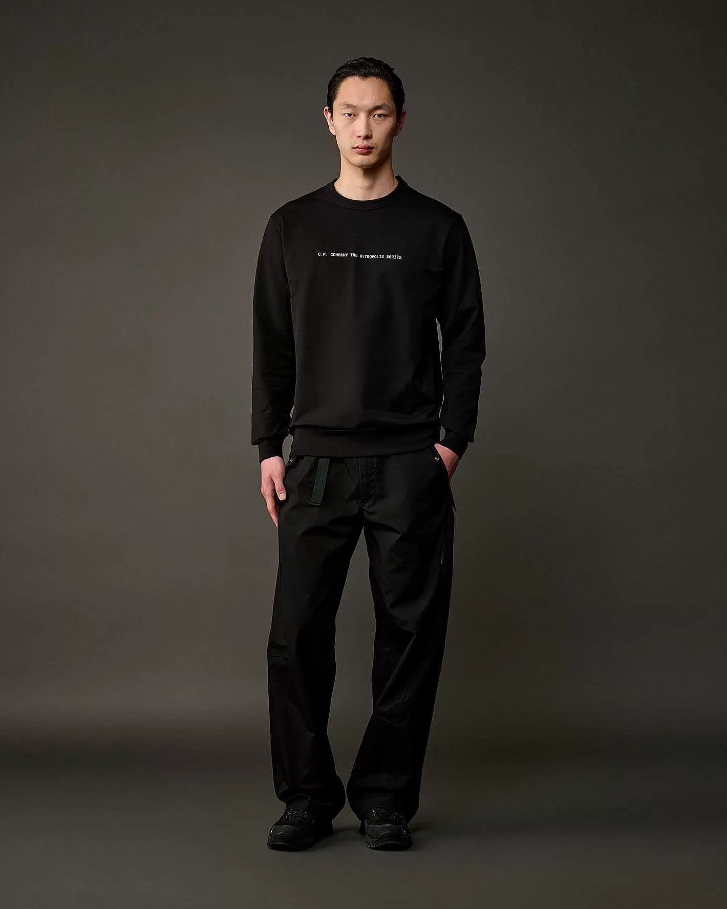 Homme C.P. Company Metropolis Series^Metropolis Series Stretch Fleece Graphic Sweatshirt