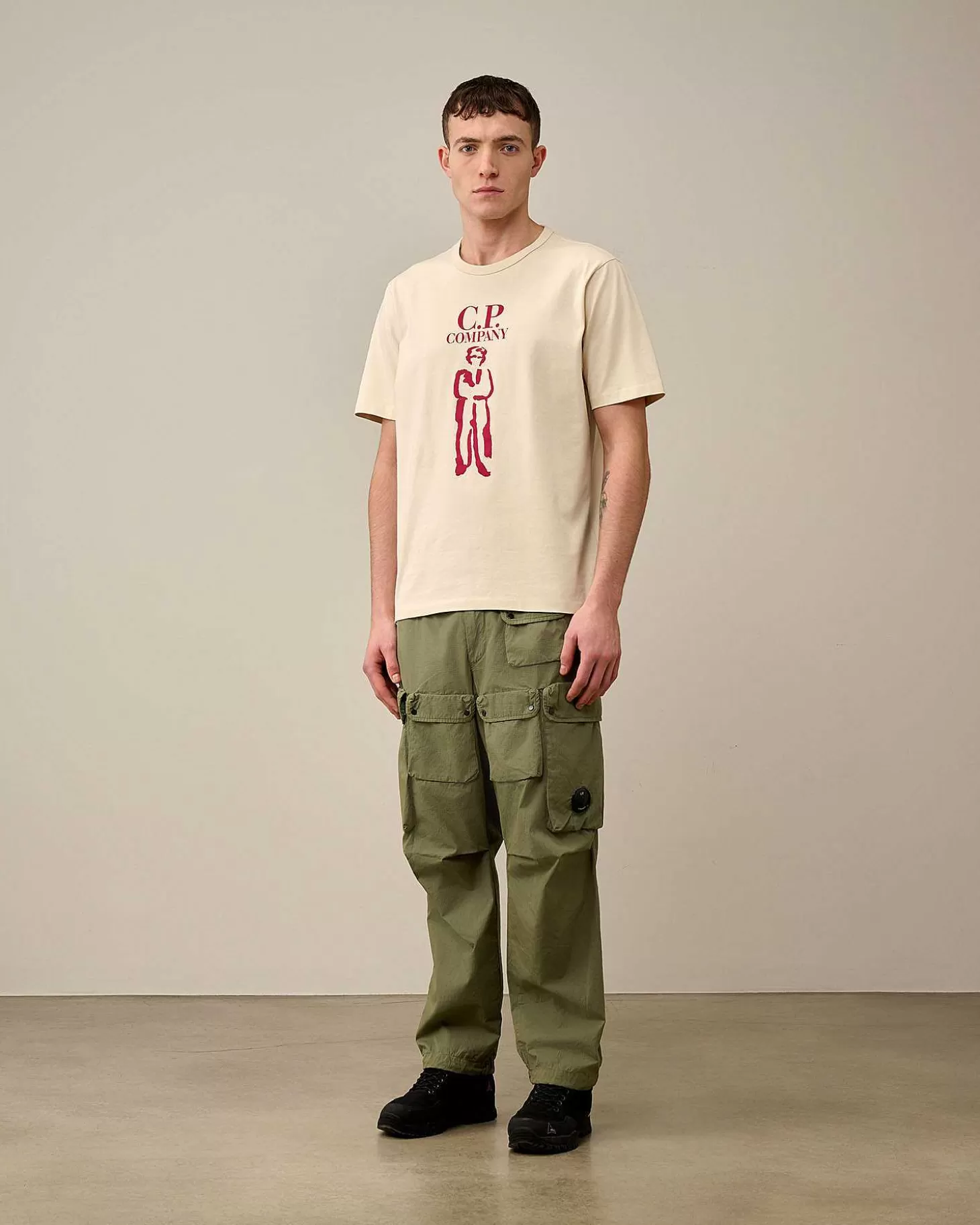 Homme C.P. Company Pantalons^Rip-Stop Loose Utility Cargo Pants