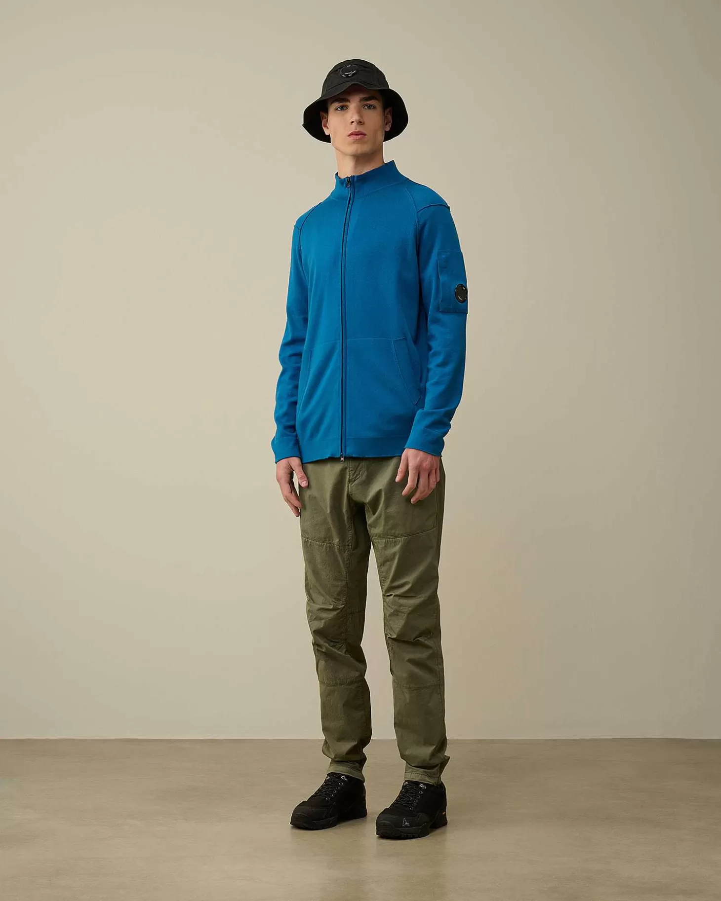 Homme C.P. Company Pulls^Sea Island Zipped Knit