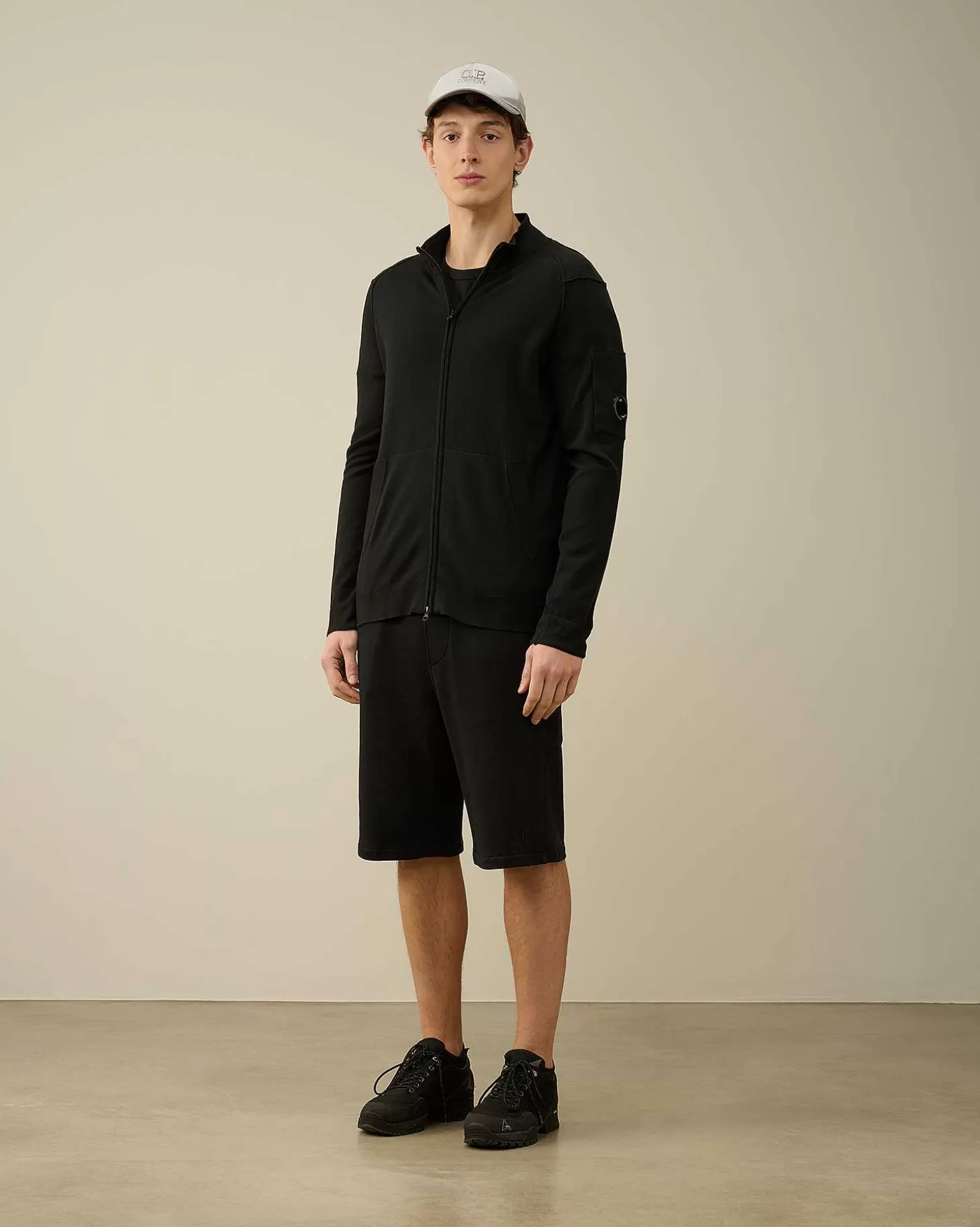 Homme C.P. Company Pulls^Sea Island Zipped Knit