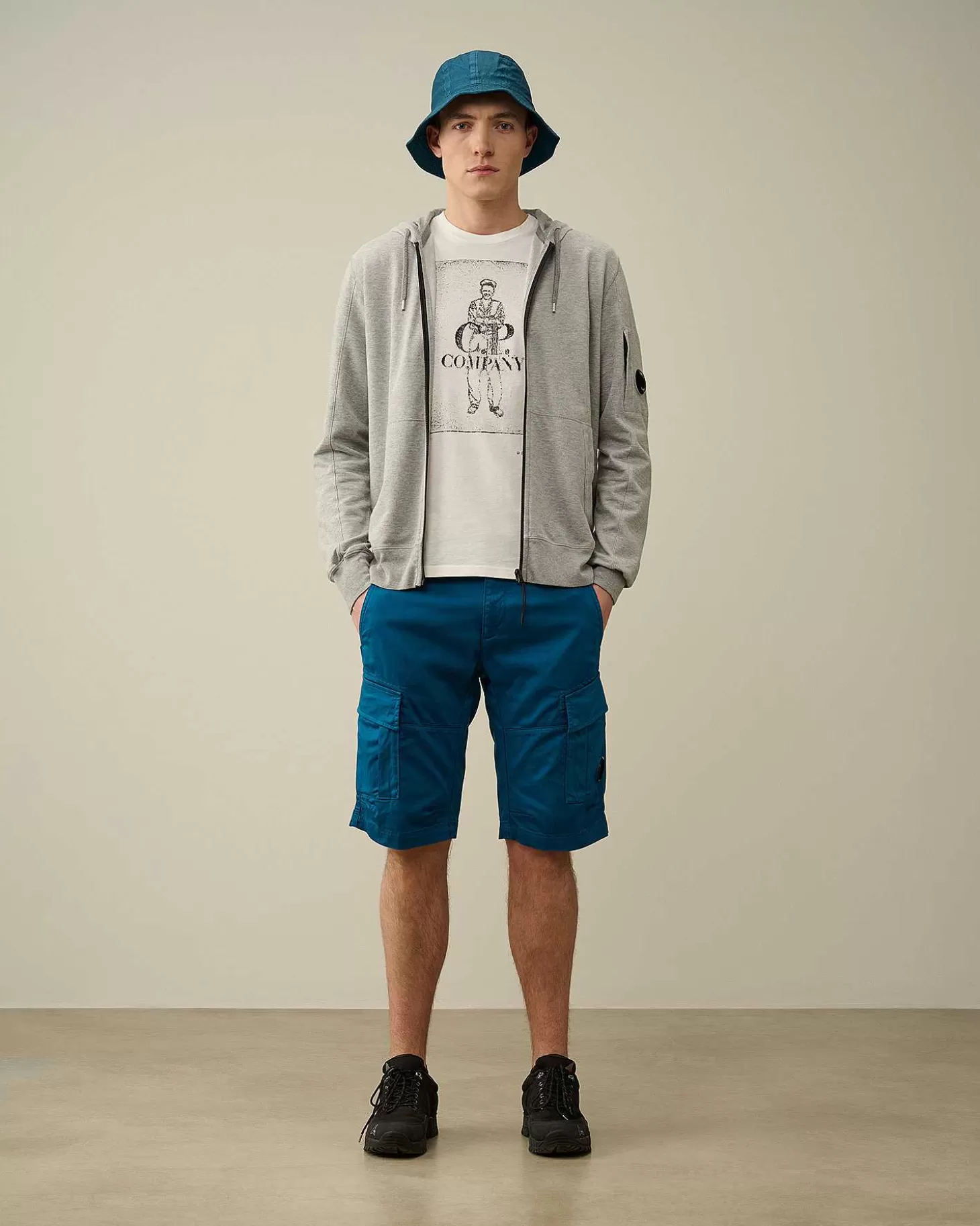 Homme C.P. Company Survêtements Et Shorts^Stretch Sateen Cargo Shorts