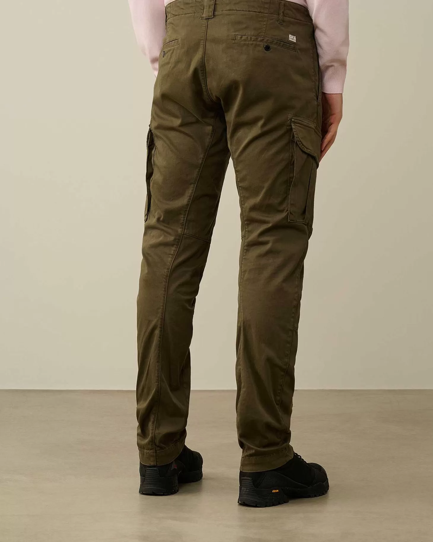 Homme C.P. Company Pantalons^Stretch Sateen Ergonomic Logo Cargo Pants