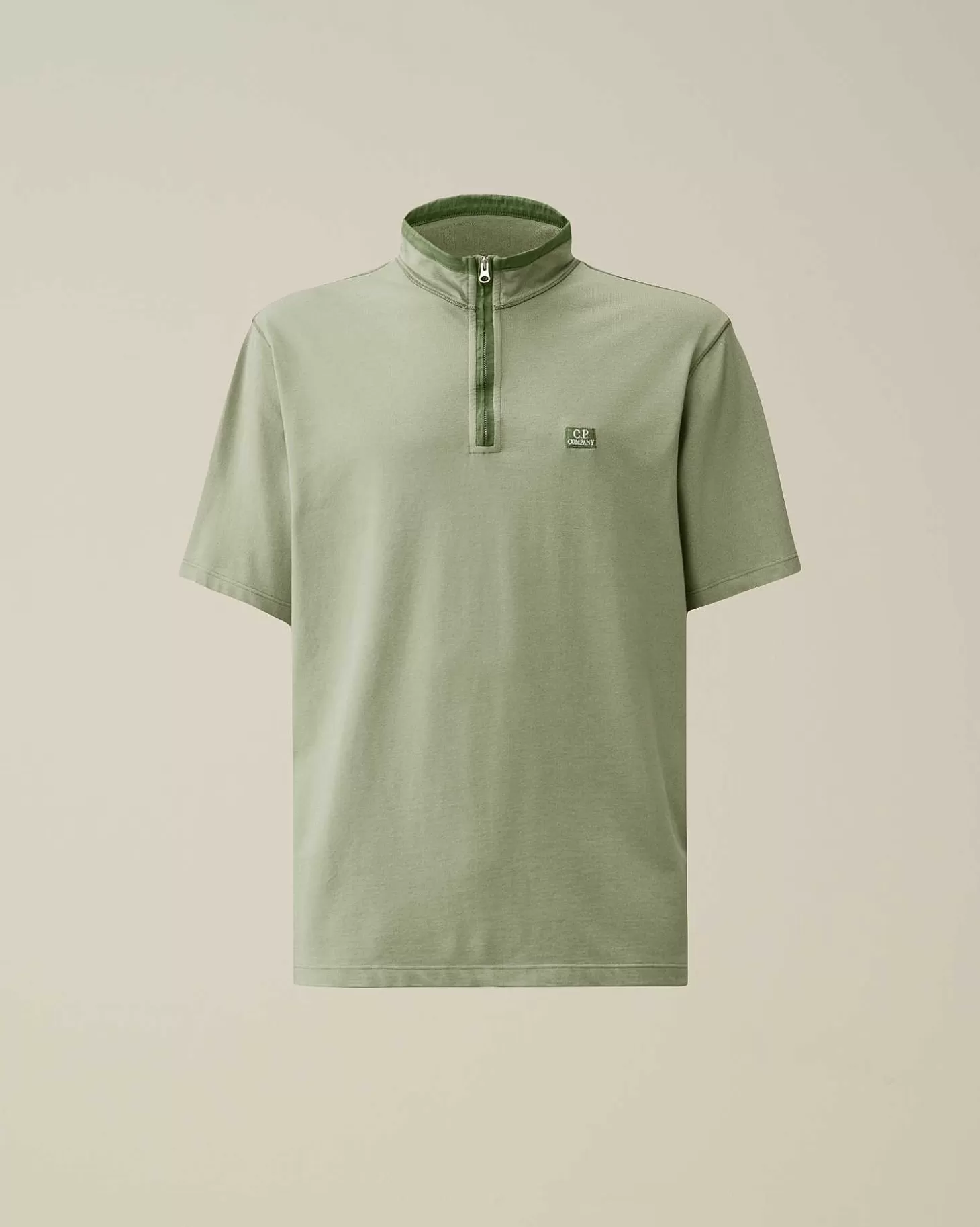 Homme C.P. Company T-Shirts Et Polos^Tacting Piquet Zipped Polo Shirt