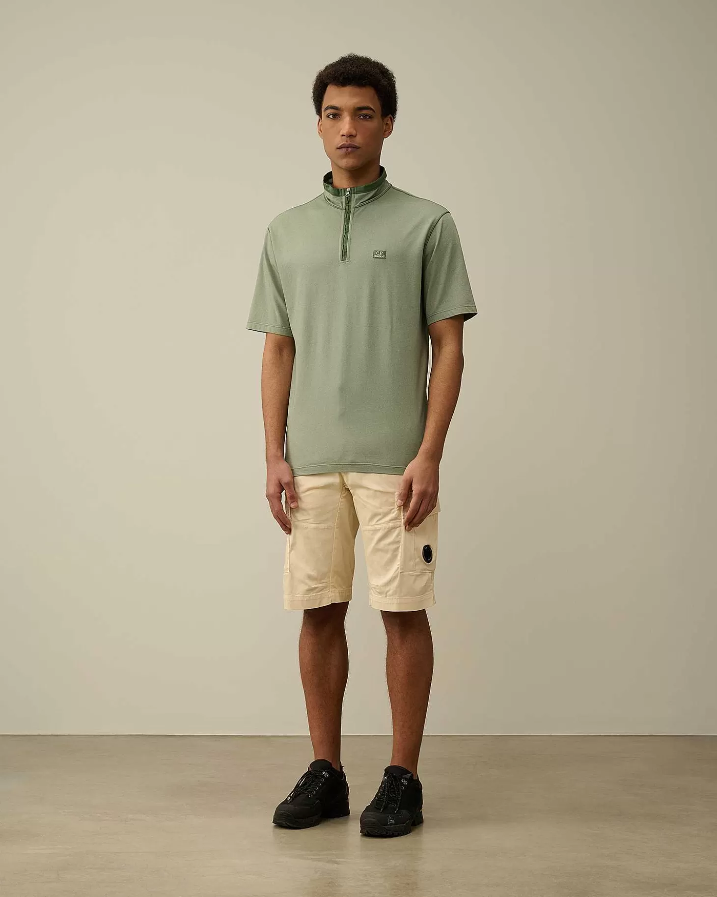 Homme C.P. Company T-Shirts Et Polos^Tacting Piquet Zipped Polo Shirt