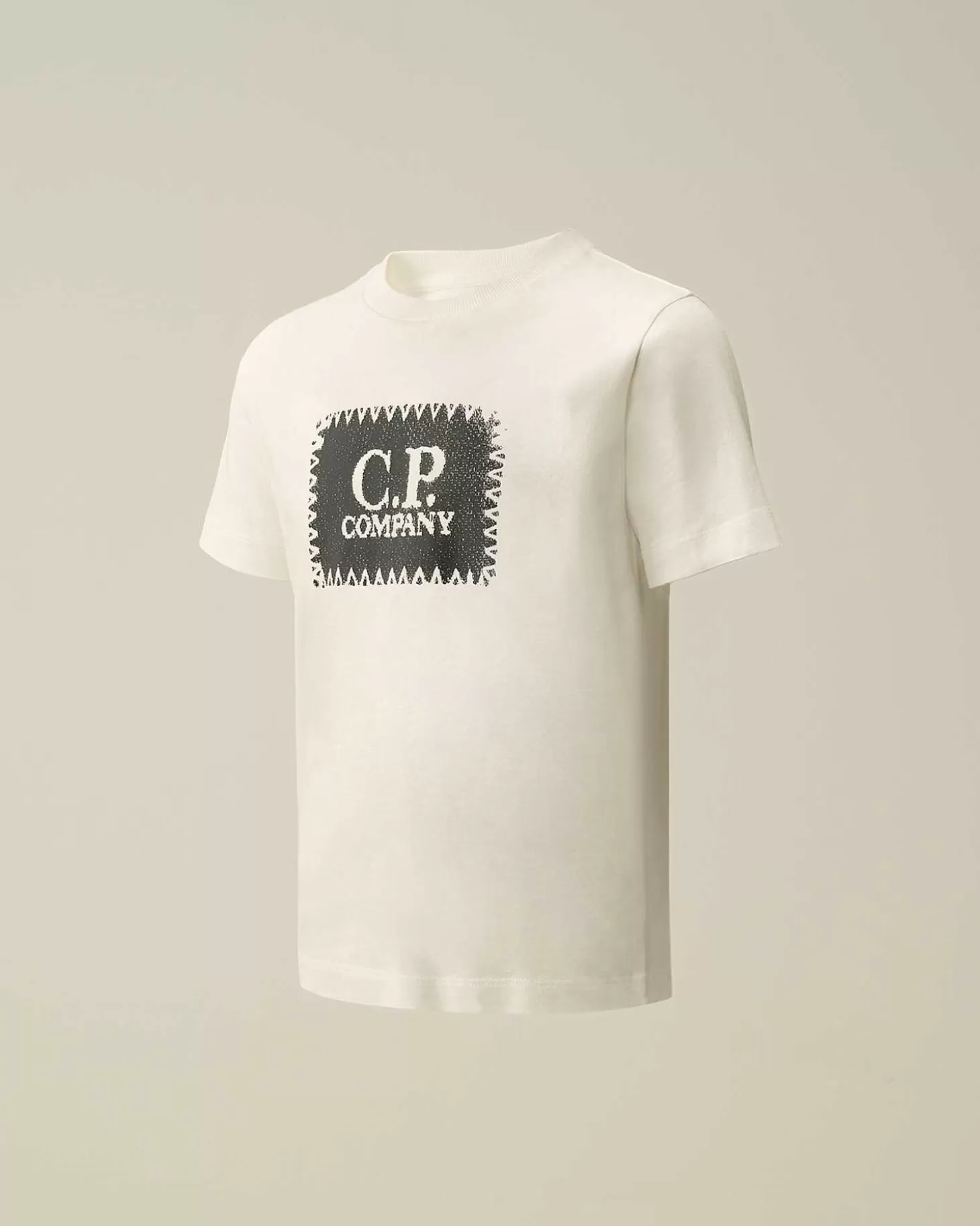 Kids C.P. Company Vêtements 10-14 Ans^U16 Cotton Jersey 30/1 Label Style Logo T-Shirt